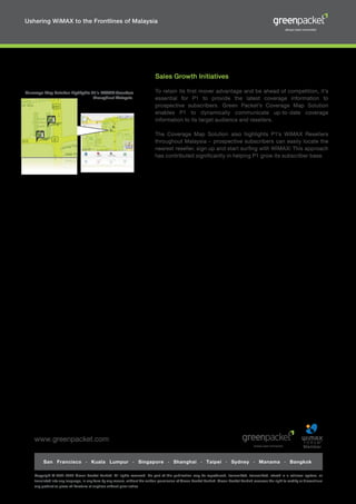P1 WiMAX Frontlines | PDF