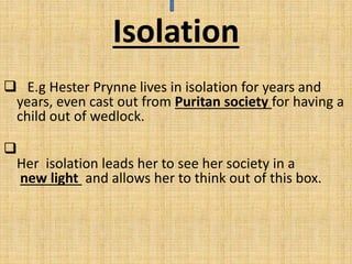Themes and symbol in The Scarlet Letter | PPTX