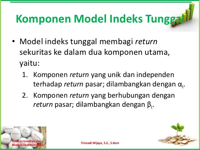 Model Indeks Tunggal