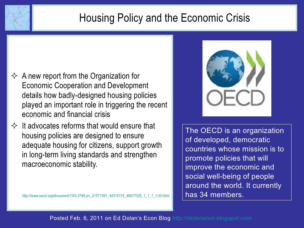 Housing Policy and the Economic