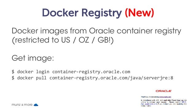 Docker from A to Z, including Swarm and OCCS