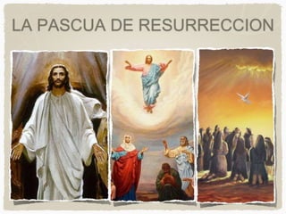 LA PASCUA DE RESURRECCION
 