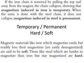 Temporary / Permanent
Hard / Soft