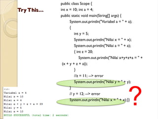Pertemuan java 2 Pemograman Oriented Object | PPT