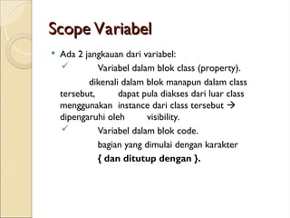 Pertemuan java 2 Pemograman Oriented Object | PPT