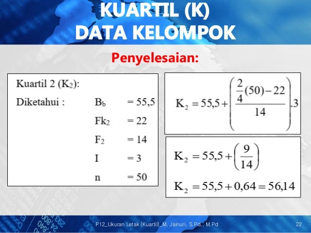 Ukuran Letak Kuartil