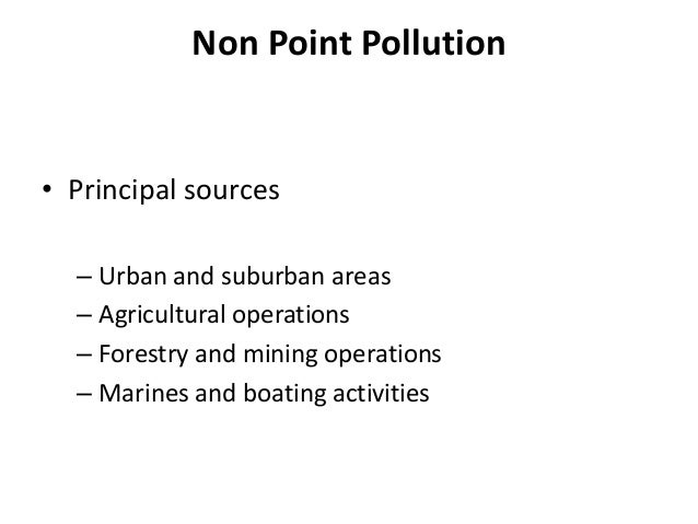 Non-Point Pollution & Urban Planing Measures Non-Point Pollution & Urban Planing Measures