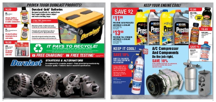 Daily Deals On Car Parts Only At Autozone