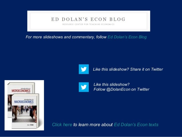 For more slideshows and commentary, follow Ed Dolan’s Econ Blog                                   Like this slideshow? Sha...