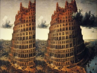 - Lembram
a 1ª ALIANÇA
realizada no Sinai:
Foi em meio a trovões
e relâmpagos...
O Espírito é a Lei
da Nova Aliança e
por ele se constitui
a Nova Comunidade
do Povo de Deus
- É o oposto de BABEL:
Caem as barreiras
de línguas e raças...
para formar
um novo povo,
sem fronteiras, onde
todos se entendem.
Todos falam a mesma
linguagem, a língua
do Espírito de Jesus.
 