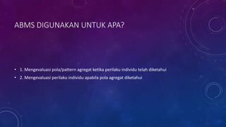 (P13) agent based modelling | PPTX