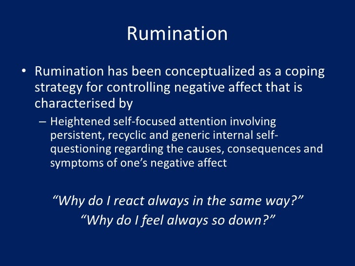 Gabriele Caselli Rumination as a predictor of Relapse in Alcohol Abu…