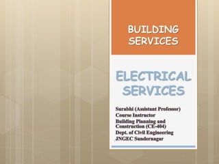 ELECTRICAL
SERVICES
BUILDING
SERVICES
1
 