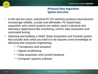 Mikroprosesor dan Antarmuka (13) sistem akuisisidata | PPT