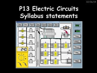 02/06/14

P13 Electric Circuits
Syllabus statements

 