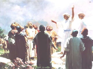 - No Pentecostes: A Ação do ESPÍRITO SANTO na Igreja,
que começa a sua atividade missionária de novo Povo de Deus...
A ASCENSÃO não é uma narrativa histórica,
mas uma encenação literária da exaltação de Jesus...
com muitas semelhanças da subida de Elias ao céu
no carro de fogo...
 