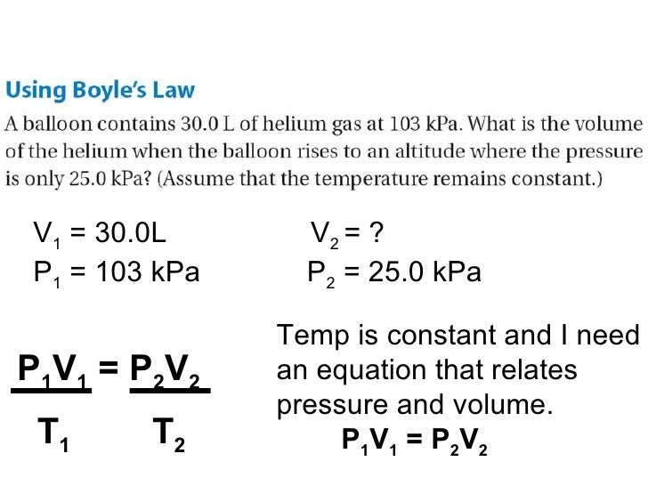 Lecture 14.2b Gas Law Equations