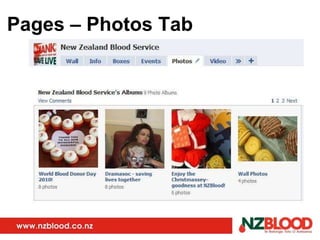 Pages – Photos Tab 