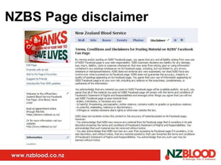 NZBS Page disclaimer 