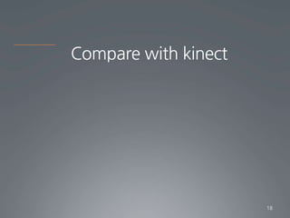 Compare with kinect
18
 