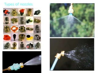 Types of nozzles
 