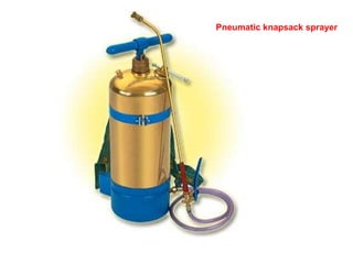 Pneumatic knapsack sprayer
 