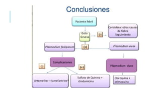 Tratamiento de la malaria.