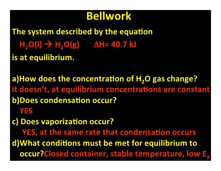 Lecture 18 2b Le Chatelier S Principle