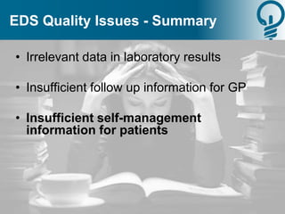 The Quality of Electronic Discharge Summaries for Post-Discharge Care ...