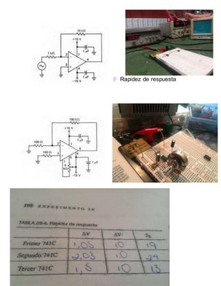 P Rapidez de respuesta
 