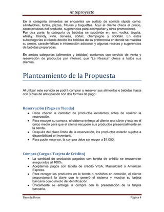 P1, Equipo 1, Anteproyecto