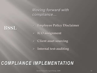 Checking and updating facilities according to OSHA