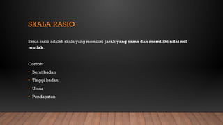 Skala Data Rasio Konsep Dasar Statistik: Pengertian, Jenis Data, Variabel, dan Skala ...