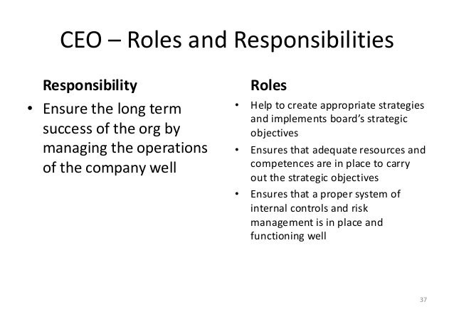 p1 lecture deputy ceo roles and responsibilities