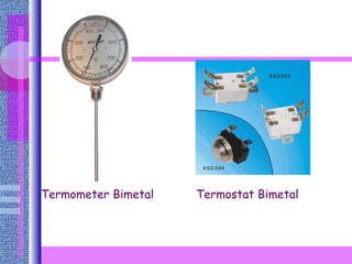 Termometer Bimetal Termostat Bimetal 