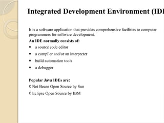 Java subject for the degree BCA students | PPTX