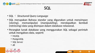 Praktikum Konsep Basis Data Pengenalan dan Instalasi DBMS | PPTX