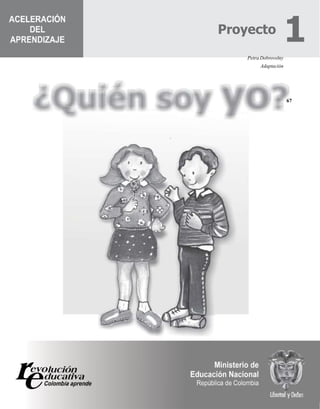 Proyecto 1<br />Petra Dobrovolny<br />Adaptación<br />67<br />Alimentación y calidad de vida<br />¿Qué vas a hacer?<br />•Planear y realizar un mercado de alimentos.<br />•Organizar un menú saludable para tu familia.<br />¿Qué vas a aprender?<br />•  Cuáles son las clases de alimentos.<br />•  Cómo influyen los alimentos en la salud.<br />•  Cómo funciona la digestión.<br />•  Cómo cuidar los dientes.<br />•  Cuánto cuestan los alimentos que comes.<br />•  Cuál comida nutritiva es barata.<br />¿Para qué lo vas a aprender?<br />•  Para conocer y clasificar los alimentos de acuerdo con el aporte que hacen para el mantenimiento de una buena salud.<br />•  Para reconocer en el cuidado de tu cuerpo la importancia de una alimentación saludable, hábitos de higiene oral y ejercicio físico.<br />•  Para practicar hábitos de vida saludables que contribuyan al mejoramiento de la salud.<br />− ¿Qué sucede si no te alimentas bien?<br />119<br />• Escoge el libro que vas a leer esta semana.<br />– ¿Qué sabes sobre los alimentos?<br />– ¿Es posible vivir sin alimentos?, ¿por qué?<br />Durante este subproyecto vas a reconocer la importancia de cuidar tu cuerpo y<br />conservarlo sano a través de una buena alimentación. También vas a aprender cómo funciona tu cuerpo y cómo se relaciona con tus emociones. Cada día vas a desarrollar actividades con tus compañeros y compañeras de grupo, orientadas a la realización de un día de mercado.<br />•  Lee las actividades que aparecen registradas en el siguiente plan de acción:<br />Plan de Acción<br />DíaActividades1•  Reconocer los tres grupos de alimentos y la importancia de una alimentación balanceada.2•  Identificar la presencia de las vitaminas en los alimentos y su importancia para el cuidado del cuerpo.3•  Identificar la cantidad de calorías que contienen ciertos alimentos.4•  Conocer la cantidad de calorías por actividad realizada.5•  Preparar un menú saludable.•  Realizar la propaganda para el día de mercado.6•  Realizar un gráfico que represente el recorrido de los alimentos por tu cuerpo.7•  Divulgar el día del mercado.•  Organizar los puestos para el día del mercado.8•  Planear las actividades y los responsables para el día del mercado.9•  Día del mercado.10•  Evaluación del día del mercado.11•  Dibujar la silueta de tu cuerpo y sus diferentes sistemas.<br />120<br />Para preparar el mercado y el menú necesitas:<br />•  Conocer las clases de alimentos.<br />•  Saber cómo son aprovechados los alimentos en el organismo.<br />•  Seleccionar productos e información para el mercado.<br />•  Evaluar los resultados del mercado.<br />Todo comienza con la leche<br />materna.<br />LSaben por qué la leche materna es esencial para una vida sana?<br />He oído que es un alimento ideal y completo. Además, en el proceso de lactancia se fortalecen los lazos<br />afectivos entre el bebé y la mamá. Veamos<br />• Reúnanse en grupos.<br />• Lean el siguiente texto:<br />La leche materna<br />La leche materna es esencial para una vida sana. Ella contiene   calcio,  fósforo<br />y vitaminas en la cantidad adecuada. Tiene la temperatura ideal para ser consumida y bien acondicionada.  Cuando la  madre lacta a su hijo le brinda el alimento biológico  y el afecto que necesita.  La leche materna es insustituible por las siguientes  razones:<br />•Proporciona los nutrientes y anticuerpos necesarios para la buena salud del bebé.<br />•    No está expuesta a bacterias, así que el niño  o niña queda libre de contaminaciones externas.<br />121<br />•En el proceso de lactancia (que es cuando el hijo toma la leche del seno de su madre), se<br />fortalece el vinculo afectivo y comunicativo entre la madre y el niño o niña.<br />La leche de vaca puede:<br />•provocar alergias;<br />•ser muy fuerte para el organismo  del niño o la niña;<br />•transmitir las enfermedades  del animal que la produce.<br />Cuando la  madre presenta dificultades para amamantar a su bebé puede conseguir leche materna con una nodriza.<br />En el momento de la lactancia, madre e hijo reconocen en sus rostros expresiones e<br />inician una comunicación  gestual. Algunas comunidades  indígenas consideran  que para la mujer, el acto de dar a luz, termina hasta que cesa la etapa de lactancia.<br />•  Después de la lectura comenten en el grupo sobre:<br />–  La importancia de la leche materna.<br />–  Las ventajas de la leche materna sobre otros tipos de leche.<br />–  LQué es una nodriza? LQué es un banco de leche?<br />–  LCuándo hay que recurrir a alguno de ellos?<br />Convertir la leche líquida en leche en polvo<br />La leche en polvo es la misma leche fresca que encontramos en la tienda, pero ésta se encuentra hecha con menos cantidad de agua. Para lograr obtenerla lo único que necesitamos hacer es eliminar el agua mediante su evaporación; para ello:<br />122<br />1. Pasamos la leche a través de una máquina que evapora el líquido, donde mediante contacto indirecto con el vapor, vamos aumentando la temperatura hasta llegar al punto de ebullición de la leche.<br />2. El vapor de la leche entra por un secador, es ahí donde se termina de secar la leche convirtiéndose en polvo. Este sistema de secado se da gracias a cilindros de doce metros de altura que logran que la leche, durante el tiempo de su caída, termine el proceso de secado.<br />•  Registra en tu cuaderno las respuestas seleccionadas por el grupo.<br />•  Lee cada una de las siguientes palabras, y presta atención a los sonidos de las letras señaladas c, s y z:<br />– esencial – sana – calcio – acondicionado – comunicación<br />– sucia – conseguir – cierta – contaminaciones – nodriza<br />Luego crea un texto corto con estas palabras, en el que el tema central sea la leche.<br />123<br />LQué notaste?<br />• Evalúa las actividades realizadas. Aclara las dudas con tu docente.<br />Para que un niño<br />o niña crezca<br />fuerte y saludable,<br />necesita tener<br />una alimentación<br />balanceada.<br />LQué es una<br />alimentación balanceada?<br />De la misma forma que todos los demás seres vivos que habitan el Planeta<br />Tierra necesitan alimentarse para poder realizar todas las funciones vitales, los seres humanos también necesitamos alimentarnos para conservar nuestra vida y reponer la energía que se transforma cuando estudiamos, trabajamos o jugamos.<br />Los alimentos son sustancias que ingerimos. Estas sustancias nos proporcionan energía, nos ayudan a defendernos de las enfermedades, recuperan los órganos que se nos enferman y regulan todas nuestras funciones vitales. Gracias a que los alimentos nos brindan agua, carbohidratos, proteínas, grasas, vitaminas y calorías podemos vivir en nuestro Planeta Tierra.<br />Los alimentos son transformados por el sistema digestivo, y transportados por el sistema circulatorio y respiratorio, encargados de llevar a cada célula los nutrientes necesarios.<br />124<br />Un solo alimento no proporciona los nutrientes necesarios para tener una<br />buena salud. Es por ello que se habla de una alimentación balanceada, que es aquélla que proporciona la cantidad de nutrientes indispensables para el organismo.<br />Una alimentación balanceada debe contener las diferentes clases de alimentos:<br />–  Constructores.<br />–  Energéticos.<br />–  Reguladores.<br />•  Observa con atención el siguiente cuadro y construye, con base en alimentos que consumes a diario, un cuadro similar, incluyendo tres alimentos de cada clase.<br />ConstructoresEnergéticosReguladores<br />queso<br />carne pescado<br />chocolate<br />azúcar papas<br />huevo<br />papaya tomate<br />Para que entiendas mejor, lee con atención:<br />• Alimentos constructores son los que proveen los nutrientes necesarios para el crecimiento y el mantenimiento del organismo.<br />• Alimentos energéticos son los que proveen energía (calor) al cuerpo para que puedas correr, saltar, jugar, estudiar.<br />• Alimentos reguladores son los que regulan el funcionamiento del organismo porque evitan las enfermedades, fortalecen los dientes, los huesos y favorecen la coagulación y la actividad muscular y nerviosa.<br />125<br />¡atención! Los alimentos<br />constructores también son llamados estructurales.<br />– LSabes por qué? Escribe tu respuesta en el cuaderno.<br />LYa oíste hablar de los alimentos completos?<br />LPor qué un alimento<br />puede ser llamado completo?<br />•  Un alimento se llama completo cuando sus aportes nutricionales son<br />importantes en el crecimiento, la formación ósea y muscular. Ejemplos: leche materna, leche de vaca, carne y granos como el fríjol, las lentejas y el garbanzo.<br />La preocupación por almacenar los alimentos y conservarlos, viene desde hace<br />ya mucho tiempo atrás. Se dice que en el ejército de Napoleón Bonaparte, emperador Francés de finales del siglo XVIII, había una gran hambruna. Desesperado, Napoleón ofreció una recompensa a quien le presentara una técnica para mantener los alimentos frescos por largo tiempo.<br />Para evitar la descomposición, en las regiones cercanas a los polos Norte y Sur, las personas utilizan, actualmente, el hielo y la nieve para conservar la carne; pero en climas calientes y cálidos esto no sucede, pues el calor descompone rápidamente los alimentos.<br />•  Responde las siguientes preguntas:<br />–  LQué   electrodoméstico  se  inventó  para  satisfacer  esta  apremiante necesidad?<br />–  LPor qué crees que recibe el nombre de electrodoméstico?<br />–  LQué prácticas realizan en tu casa para conservar los alimentos?<br />126<br />Según el tiempo de duración de los alimentos, éstos se clasifican en perecederos y no perecederos.<br />ALIMENTOS<br />PERECEDEROS:<br />Este grupo de alimentos se descompone fácilmente perdiendo sus propiedades nutritivas. En este grupo encontramos los huevos, la leche, las frutas y las verduras.<br />ALIMENTOS NO PERECEDEROS:<br />Este grupo de alimentos se conserva por más tiempo. En este grupo encontramos los granos, pastas, azúcar y harinas.<br />También  los  alimentos  se  pueden  descomponer  por  factores  como  la  luz<br />incandescente de la bombilla, la humedad y hasta la manipulación incorrecta de los mismos.<br />Anteriormente,semencionaronlosmicroorganismosylosfactores ambientales como principales causas de la alteración de los alimentos, por ser responsables de los fenómenos vitales. Para que no ocurran estos fenómenos se necesitan ciertas condiciones apropiadas:<br />127<br />LQué cuidados tendrías con los siguientes alimentos en el lugar donde tú vives?<br />AZÚCARCAFÉNARANJABANANO CEBOLLALENTEJAPASTAMAÍZ YUCAGUAYABA<br />Las  técnicas  caseras  de  conservación  de  los  alimentos  requieren  de<br />tiempo y esfuerzo para su realización. Éstas son:<br />El secado: consiste en tomar los granos y ponerlos al sol para que pierdan el agua y de esta manera lograr que los microorganismos no puedan vivir allí.<br />El salado: se utiliza para preservar la carne y el pescado. Con el fin de que pierdan la humedad evitando el nacimiento de gérmenes.<br />El concentrado de azúcar: se utiliza para preservar las pastas y frutas, agregando bastante azúcar evita que sean dañadas por el oxígeno.<br />Mi abuela y mi mamá conocen muchos secretos para conservar los alimentos<br />LQué prácticas<br />realizan en tu familia para la conservación de los alimentos?<br />128<br />•  Organiza los grupos de letras dados frente a cada pista; te permitirá encontrar la solución.<br />PistaSoluciónMineral que se usa en la alimentación.R - O- H- R- I - EAlimento regulador de origen animal.P - S- C- D- O- A- EVegetal que contiene proteínas (plural).J- F- S- I- R- E- O- LAlimento regulador de origen animal (plural).U- V- H- O- E- SAlimentos que aportan energía y calor al cuerpo.G - E - E - C - O - N - T - S - I- R- EAlimento constructor derivado de la leche.U- Q- S- E- OEn una oración pedimos el nuestro de cada díaA - P - NOtro mineral presente en la alimentación.O- F- S- R- O- F -OEstán presentes en los alimentos reguladores.T- A- I- V- M- A- S- N- IAlimentos reguladores de origen vegetal.T- A- U- R- S- F<br />Repaso de contenidos<br />1. LQué ventajas tiene la leche materna para los bebés en comparación con la leche de vaca?<br />2. En tu cuaderno explica con tus propias palabras:<br />–  LQué entiendes por alimentación balanceada?<br />–  LCuáles son los grupos de alimentos? Da tres ejemplos de cada uno de ellos.<br />–  LQué entendiste por alimentos completos? Da un ejemplo.<br />3. Dibuja  un  canasto  donde  se  puedan  observar  alimentos  energéticos, constructores y reguladores.<br />129<br />Proyecto 1 | Subproyecto III | Día 1<br />Selecciona una respuesta escribiendo la letra en el cuaderno.<br />1. Si se consumen en exceso alimentos energéticos y se hace poco deporte, estas personas:<br />a. Serán más fuertes.<br />b. Estarán mejor nutridas y con mucha energía.<br />c. Aumentarán de peso y podrán presentar problemas de salud.<br />2. De las siguientes personas, cuáles tendrán que ingerir mayor cantidad de alimentos constructores:<br />a. Los adultos y ancianos.<br />b. Los niños, las niñas y los adolescentes. c. Los bebes recién nacidos.<br />3. Para que una persona no se enferme, se aconseja que consuma:<br />a. Alimentos energéticos, para que sea fuerte.<br />b. Alimentos reguladores, porque previenen enfermedades.<br />c. Alimentos constructores, para formar las células que nos defienden.<br />130<br />1. Escribe en tu cuaderno una carta a una madre gestante y explícale la importancia de la lactancia materna.<br />2. Escribe  en  tu  cuaderno  una  lista  de  los  alimentos  que  tu  familia consume en una semana. Hazlo en un tabla como la siguiente:<br />TipoAlimentosConstructoresEnergéticosReguladores<br />Después de llenar la tabla, contesta en tu cuaderno:<br />•  ¿Falta algo importante en esa alimentación?<br />•  ¿Existe algún alimento completo en esta lista?<br />•  De los alimentos con los que cuentas en tu región, ¿por cuáles, reemplazarías los que aparecen en la ilustración del anexo al final de este subproyecto?<br />3. Dibuja en tu cuaderno una tabla en la que escribas una dieta balanceada para una semana. No olvides incluir alimentos constructores, energéticos y reguladores y resaltar la importancia del agua.<br />LunesMartesMiércolesJuevesViernesSábadoDomingoDesayunoAlmuerzoComida<br />131<br />su4. A Luchito, un niño de nueve años, sólo le gusta el arroz, la pizza y las papas fritas.<br />•  Ten en cuenta la dieta de Luchito y contesta en el cuaderno.<br />–  ¿Crees que Luchito tiene buenos hábitos alimenticios?, ¿por qué?<br />–  ¿Qué razones le darías para que cambie alimentación?<br />–  ¿Crees tener buenos hábitos alimenticios?, ¿por qué?<br />–  ¿Cómo puedes mejorar tus hábitos alimenticios?<br />5. Responde en el cuaderno.<br />•  ¿Qué son alimentos constructores, alimentos energéticos y alimentos reguladores?<br />•  Pregunta a tus familiares o amigos sobre la técnica industrial de la pasteurización.<br />•  ¿Qué mecanismos utilizan en el lugar donde vives para conservar y transformar la leche en sus diferentes derivados?<br />132<br />•  Disfruta de la lectura.<br />•  Revisión de la tarea.<br />– ¿Sabes para qué sirven las vitaminas?<br />– ¿Dónde encuentras las vitaminas?<br />– ¿Qué hacen las vitaminas en tu cuerpo?<br />LQuién sabe lo que significa la palabra vitaMina?<br />¡Una mina de<br />vida! Eso mismo:<br />¡una fuente de vida!<br />133<br />La palabra vitamina viene de la raíz latina vita que significa vida y del<br />término químico amina. Según el diccionario de la Real Academia de la Lengua Española, las vitaminas son cada una de las sustancias orgánicas que existen en los alimentos y que, en cantidades pequeñísimas, son necesarias para el perfecto equilibrio de las diferentes funciones vitales. Existen varios tipos de vitaminas, designados con las letras A, B, C, etc. Las vitaminas no son producidas por el organismo, por tanto, deben ser consumidas en la dieta. Los alimentos son una fuente específica de los distintos tipos de vitaminas.<br />134<br />•  Lee el siguiente cuadro y observa:<br />–  Los principales tipos de vitaminas.<br />–  Las principales fuentes de vitaminas.<br />–  Para qué sirven las vitaminas.<br />Leche<br />Zanahoria Papaya Lechuga Mango Repollo<br />Espinaca<br />Tomate Huevo Pescado Ahuyama<br />• Aumenta la resistencia a<br />las infecciones.<br />• Evita la ceguera nocturna.<br />• Favorece el crecimiento.<br />• Mantiene brillante la piel.<br />Hígado<br />Carnes<br />Fríjoles<br />Banano<br />Leche<br />• Ayuda al buen<br />funcionamiento del sistema nervioso.<br />Granos integrales<br />• Evita la anemia.<br />Naranja<br />Mango<br />Tomate<br />Limón<br />Piña<br />Guayaba<br />• Refuerza las defensas del<br />organismo.<br />• Evita la gripa.<br />Aceite de hígado de<br />bacalao<br />Leche<br />• Actúa en la formación<br />y mantenimiento de los huesos y los dientes.<br />•  Escribe en tu cuaderno un título para el cuadro.<br />135<br />• Completa en el cuaderno las siguientes frases.<br />Todos los vegetales verdes y amarillos son fuente de vitamina  .<br />La papaya contiene vitamina   . El banano contiene vitamina  .<br />La naranja, el mango, la piña y el limón contienen vitamina  . Esa vitamina evita la  .<br />•  Discutan las preguntas:<br />–  LPor qué la gente necesita alimentarse?<br />–  LQué pasaría si la gente comiera sólo dulces y chicles?, Lpor qué?<br />–  LEn qué consiste una alimentación equilibrada (balanceada)?<br />–  LCuáles son las verduras que más te gustan?<br />–  LTe gustan las frutas?, Lcuáles son tus frutas preferidas?<br />–  LCómo crees qué es una alimentación balanceada?, Lpor qué?<br />•  Algunos estudiantes se dirigirán al frente del salón y tratarán de convencer a los compañeros y compañeras de que coman frutas y verduras.<br />Deben dar tres motivos para hacerlo.<br />•  Divídanse en cinco grupos. Cada grupo hará una cartelera sobre el tema que se indica a continuación.<br />•  Después de tenerla lista, la presentarán al resto de la clase.<br />136<br />Grupo 1– LLos alimentos (verduras, carne, leche, otros) se deben comer crudos o cocinados?, Lpor qué?<br />Grupo 2– Qué se debe tomar: Ljugos de frutas o gaseosa?, Lpor qué?<br />Grupo 3<br />– LPor qué hay que lavar las frutas y las verduras antes de comerlas?<br />Grupo 4– LCómo hay que guardar los alimentos para conservarlos frescos?<br />Grupo 5– LPor qué es importante alimentarse a horas fijas?<br />Juan y Nina ayudan en la huerta escolar; ellos conocen la importancia de<br />una alimentación rica en vitaminas.<br />Por eso, cuando ven carteles como éste en la cafetería se ponen muy contentos:<br />El siguiente cuadro nos muestra qué produjo nuestra huerta en el mes de febrero.<br />Hortalizas1ª semana2ª semana3ª semana4ª semanaTotalTomates21324015Zanahorias36122320Lechugas102530–Repollos40183114<br />137<br />Proyecto 1 | Subproyecto III | Día 2<br />• Reúnanse en grupos para:<br />–  Calcular el total de cada hortaliza suministrada por la huerta escolar en el mes de febrero; elaboren un cuadro, como el de la página anterior, en el cuaderno y apunten los totales de la última columna.<br />–  Construir dos problemas de suma o resta con los datos del cuadro anterior e intercambiar con los integrantes de otro grupo. Para resolver y socializar al finalizar la actividad.<br />¡Qué bueno es<br />alimentarse bien!<br />A Miguelito le gusta mucho comer dulces. LSerá que conoce el valor nutritivo<br />de los alimentos? LQué consejo le darías?<br />•Lee a continuación esta historieta:<br />1. Observa el diálogo de los dos personajes. En tu cuaderno, reescribe el diálogo con tus propias palabras.<br />2. Responde las siguientes preguntas:<br />–  LPor qué crees que a los niños y niñas les gustan tanto los dulces?<br />–  Consulta  a  diferentes  personas  de  tu  escuela,  Lqué   beneficios  y consecuencias tiene para niños y niñas comer dulces?<br />–  LCuántos dulces debemos comer al día para no afectar nuestro cuerpo?<br />Repaso de contenidos<br />•  Su docente propondrá una actividad, en la cual puedan socializar las respuestas a los desafíos planteados el día de hoy.<br />•  Evalúa las actividades 1 y 2; si lo necesitas, consulta con tu docente tus respuestas.<br />138<br />1. Dibuja en tu cuaderno un cuadro para las verduras y otro para las frutas. Nombra cuatro alimentos de cada clase y las vitaminas que en él se encuentran.<br />noMbresvitaMinas<br />1<br />2<br />3<br />4<br />noMbres<br />1<br />2<br />3<br />4<br />vitaMinas<br />2. La mamá de Juan compró en la plaza: pescados, naranjas, zanahorias,<br />remolacha y repollos. Con los pescados preparó un sabroso sancocho. Con las frutas hizo jugos, con las legumbres y verduras hizo ensaladas.<br />Con las siguientes recetas que le prestó su vecina y los alimentos que compró, la mamá de Juan preparó el postre y el jugo del almuerzo.<br />139<br />receta  de jugo de zanahoria<br />Ingredientes:<br />4 zanahorias medianas ralladas<br />4 naranjas bien jugosas<br />3 vasos de agua<br />Azúcar o endulzante al gusto<br />Preparación:<br />Coloque las zanahorias ralladas en la licuadora. Añada el jugo de naranja y el agua. Licúe bastante y cuele. Endulce en el vaso. Esta receta da para cuatro vasos medianos.<br />Valor nutritivo:<br />Este jugo es rico en vitaminas. La zanahoria puede ser reemplazada por remolacha.<br />Postre  Blanco  de maizena<br />Ingredientes:<br />- 1 litro de leche<br />- 1 tarro de leche condensada<br />- 5 huevos<br />- 2 cucharadas de maizena<br />- 1/4 de taza de azúcar<br />- 1 copa de vino<br />- 1 caja de uvas pasas<br />- 1 cucharada de vainilla<br />Preparación:<br />Disolver la maizena en una taza de leche. A fuego suave poner a calentar el resto<br />de la leche y, cuando comience a hervir, agregar el<br />azúcar,  la  leche  condensada,  la  maizena  disuelta  y la  canela.  Batir  los  huevos  como  para  pericos  (sin agregar sal) y añadirlos, cucharada por cucharada, a la leche hirviendo, revolviendo cada vez con espátula de madera.<br />Cuando termine de agregar los huevos, retirar del fuego y adicionar el vino, la vainilla y las uvas pasas. Revolver suavemente.<br />Dejar enfriar y llevar a la nevera hasta el momento de servir.<br />Valor nutritivo:<br />Aporta importantes elementos nutritivos y energéticos.<br />3. ¿Conoces otras recetas?<br />•  Escribe la receta de un jugo que te guste. Anota los ingredientes, la preparación y el valor nutritivo de este jugo.<br />•  Lleva la receta, para intercambiar recetas con tus compañeros y compañeras.<br />Para  fijar lo que aPrenDiste<br />Qué responderías si te preguntaran en el mercado:<br />– ¿Qué frutas debo comprar para evitar la gripa?<br />– ¿Qué debo comer para mantener mi piel lisa y brillante?<br />– ¿Qué debo comer para mantener los dientes bonitos y los huesos fuertes?<br />– Qué es mejor para la salud, ¿los jugos de frutas o las gaseosas?<br />– ¿Por qué hay que guardar los alimentos en lugares frescos?<br />4. Trae para la próxima clase empaques, cajas o paquetes de alimentos.<br />140<br />•  Disfruta de la lectura.<br />•  Revisión de la tarea.<br />− ¿Por qué son importantes las calorías?<br />− ¿Dónde podemos obtenerlas?<br />− ¿Por qué ellas son importantes en nuestra vida?<br />•  Respondan las siguientes preguntas:<br />–  LQué ser vivo les gustaría ser?<br />–  LDe qué se alimenta el ser vivo que cada uno escogió?<br />–  LQuién se alimenta de ese ser vivo?<br />–  LQué pasaría si ese ser vivo nunca se alimentara?<br />–  LQué pasaría si tú nunca te alimentaras?<br />–  LQué es lo que se encuentra en la comida, que es importante consumir para vivir?<br />–  LQué pasaría si comemos menos de lo necesario?<br />–  LCuánto debemos comer?<br />–  LPodemos medir la cantidad de comida exacta que necesitamos?<br />–  LCómo se puede medir la cantidad de energía que consumimos?<br />–  LQué son las calorías?<br />•  ¡Reúnanse en grupos y respondan!<br />LVamos a vender calorías en el mercado?<br />141<br />•  Analicen con cuidado el siguiente cuadro:<br />1 kilo de alimentoGramo de grasa por KiloCalorías por Kilo1 kilode alimentoGramo de grasa por KiloCalorías por KiloCarne de res Carne de cerdo Carne de pavo Carne de pollo Repollo Lechuga Tomates Espinacas ColiflorPepino15822766337234411.4602.7601.6201.240400150210240330150Arroz Fríjoles Pastas Bananos Manzanas Sandía Mango Papaya Zanahoria Papa66623121213.6403.3703.8801.0005802205903204207.500<br />142<br />•  Observen con atención lo que se ve en el cuadro: nombre del alimento,<br />cantidad de grasa por kilo, calorías contenidas en cada kilo de alimento<br />(kilo o 1 kilogramo (kg) = 1.000 gramos).<br />–  LQué es caloría?<br />Es la unidad usada para medir el valor energético de los alimentos.<br />–  LPara qué sirven las calorías?<br />–  LTe  has  dado  cuenta  que  los  carros  y  algunas  máquinas  necesitan combustible para funcionar?<br />Las calorías son el combustible que tu cuerpo requiere para funcionar. Los alimentos que consumes tienen calorías que le permiten a tu cuerpo realizar todas las actividades y tareas del día, conservando la temperatura. Todas las personas requieren calorías para que su cuerpo funcione.<br />•  Teniendo en cuenta la tabla anterior, escribe en tu cuaderno:<br />–  LCuál es el alimento que presenta la mayor cantidad de grasa?<br />–  LCuáles presentan las menores cantidades?<br />–  LCuántas calorías hay en un kilo de cada uno de los siguientes alimentos:<br />banano, tomate, papaya y sandía?<br />–  LCuál es el total de las calorías, de los cuatro kilos correspondientes al banano, tomate, papaya y sandía?<br />–  LCuántas calorías hay en medio kilo de pollo, medio kilo de papa y un vaso de agua?<br />En grupos de tres personas, tomen los paquetes de alimentos que trajeron y<br />organicen la información en la siguiente tabla:<br />AlimentoPeso del alimentoCaloríasGramos de grasaFecha de vencimiento<br />•  Cada uno de los integrantes escoja cinco empaques de los alimentos que les<br />guste consumir y contesten las siguientes preguntas:<br />–  LCuántas calorías hay en total en los cinco alimentos que eligió cada uno?<br />–  LCuántos gramos pesan estos alimentos?<br />•  Teniendo en cuenta la fecha de vencimiento que aparece en el empaque<br />–  LCuáles son los tres alimentos que tienen su fecha de vencimiento más próximo?<br />–  LCuáles son los tres alimentos que tardan más en vencer?<br />–  LPor qué crees que unos alimentos vencen más rápido que otros?<br />Las tablas de valor nutricional nos ayudan a planear nuestro consumo<br />diario de energía, además, nos permiten identificar aquellos alimentos que proporcionan más energía y así establecer un equilibrio entre lo que consumimos y lo que gastamos.<br />•  Lee con mucha atención la historieta que aparece en las páginas siguientes<br />titulada quot;
¿Qué comer para crecer bien?quot;
.<br />143<br />144<br />145<br />Proyecto 1 | Subproyecto III | Día 3<br />•  Responde en el cuaderno:<br />–  LPor qué a Camilo le recomendaron una dieta saludable y balanceada?<br />–  LQué dudas tenía Camilo con respecto a las comidas?<br />–  LQuién resolvió sus dudas?<br />–  LQué alimentos incluirías en una alimentación balanceada?<br />–  LEstán incluidos los alimentos que acabas de nombrar en tu alimentación?<br />–  LQué grupo de alimentos debemos consumir cuando practicamos deportes?<br />             •  Discutan las respuestas en grupo.<br />Repaso de contenidos<br />•  Observa la siguiente lista de alimentos:<br />PeraCarne de cerdoPolloCarne de resQuesoPastaArrozLechugaTomateFrijolesYogurBananoLentejasArvejaLeche<br />1. De acuerdo con lo visto en clase, y haciendo uso de las lista de alimentos<br />expuesta anteriormente, crea una dieta saludable.<br />2. En la casa de Juan consumen en un día normal:<br />–  Medio kilo de pollo.<br />–  Medio kilo de tomate.<br />–  Un kilo de papaya.<br />–  Un kilo de pasta.<br />–  Un kilo de papa.<br />–  Un kilo de arroz.<br />•  LCuántas calorías están consumiendo diariamente? LTienen una alimentación balanceada?, Lpor qué?<br />•  Participa de la evaluación de las preguntas anteriores junto con tu docente.<br />•  Piensa:<br />Qué pasaría si...<br />– Lun carro no tuviera gasolina?,<br />– Lno hubiera gas para la estufa?,<br />– Lno consumieras calorías?<br />146<br />1.  Haz una lista de cuatro alimentos constructores, cuatro reguladores y cuatro energéticos. Trabaja en tu cuaderno.<br />Al frente de cada uno escribe sus posibles calorías, kilos y precio.<br />2.  Responde en el cuaderno.<br />•  ¿Qué pasaría si consumiéramos solamente un tipo de alimentos?<br />•  ¿Qué son las calorías?<br />•  ¿Para qué sirven?<br />•  ¿Qué clases de alimentos contienen más calorías?<br />3.  Averigua en la tienda, el precio al que venden los siguientes productos (precio  por  unidad).  Escribe  los  resultados  de  tu  consulta  en  el cuaderno.<br />•Una naranja.<br />•Un aguacate.<br />•Una manzana roja.<br />Estos precios los discutirás con tus compañeros y compañeras de grupo en la revisión de la tarea.<br />147<br />4.  Para fijar lo aprendido, contesta en tu cuaderno:<br />Qué responderías si te preguntaran en la plaza de<br />mercado:<br />•  Qué tiene más calorías:<br />¿la coliflor o la ahuyama?<br />¿la sandía o el arroz?<br />¿el banano o el mango?<br />¿la papaya o la papa?<br />5.  Busca, camino a tu casa, empaques de alimentos, botellas o frascos de<br />bebidas que tengan el recuadro de información nutricional y el peso en gramos; encuentra por lo menos diez objetos y llévalos a la clase.<br />148<br />•  Disfruta de la lectura.<br />•  Revisión de la tarea.<br />− ¿Qué relación existe entre caloría y obesidad?<br />− ¿Qué es un dieta balanceada? ¡Piensa! ¡Discute! ¡Anota!<br />Las calorías suministran energía y calor.<br />LPara qué sirven las calorías?<br />Pero… Lqué pasa si la gente consume demasiadas calorías?<br />¡Ah! entonces aumenta de peso...<br />Entonces Lde qué<br />depende aumentar o bajar de peso?<br />Depende del balance<br />entre las calorías ingeridas y las calorías gastadas.<br />¡Ya entendí! Lo<br />importante es saber balancear los alimentos que se consumen.<br />149<br />1. Responde en el cuaderno:<br />–  LCuál es la información más importante del diálogo entre Juan y Nina?<br />2. Discute las respuestas con un compañero o compañera.<br />escribir20tejer30lavar la loza60barrer110pintar la casa160caminar250montar en bicicleta300nadar500trotar600correr9003. Reúnanse en grupo y lean el siguiente cuadro:<br />LCómo gastas las calorías ingeridas?<br />Consumo aproximado de calorías por actividad<br />Una hora de actividad<br />Calorías consumidas<br />150<br />•  Observa:<br />–  Las actividades de la primera columna del cuadro anterior.<br />–  La cantidad de energía (calorías) gastada en cada actividad.<br />•  De acuerdo con el cuadro, responde en el cuaderno:<br />–  LCuál es la actividad en la que se consumen más calorías?<br />–  LCuánto tiempo debe trotar una persona para consumir 600 calorías?<br />–  Una persona realizó las siguientes actividades: barrió la casa (una hora); lavó la loza (una hora); tejió (una hora) y montó en bicicleta (dos horas). LCuántas calorías consumió en total?<br />Acabaste de aprender que todo lo que haces consume energía (calorías). Es necesario ingerir calorías. LCuántas?<br />El siguiente cuadro te dará las respuestas.<br />Necesidades energéticas (calorías) al día, por sexo y edadNiños y niñasJóvenes hombresJóvenes mujeresEdadEnergía(años)(calorías)EdadEnergía(años)(calorías)EdadEnergía(años)(calorías)1 a 31.30011 a 142.50011 a 142.2004 a 61.80015 a 183.00015 a 182.2007 a 102.000<br />•  Lee cada columna del cuadro y resuelve:<br />•  Escribe en tu cuaderno las necesidades energéticas de niños y niñas.<br />de 1 a 3 añosde 4 a 6 añosde 7 a 10 años<br />•  Lee el número de calorías que necesitan los jóvenes (hombres y mujeres).<br />•  Discutamos las siguientes preguntas:<br />–  LPor qué los adultos necesitan más calorías que los niños o las niñas?<br />–  LQuiénes necesitan más calorías: los hombres o las mujeres?<br />–  LInfluye el clima en la cantidad de calorías que una persona necesita?, Lpor qué?<br />151<br />En una plaza de mercado, el vendedor vende los alimentos a un precio<br />mayor al que los compra. Si no lo hiciera, perdería dinero y al día siguiente no podría comprar más productos para vender. Por eso necesita hacer muy bien sus cuentas.<br />El cliente tampoco quiere que lo engañen. Él quiere comprar determinada cantidad de frutas, cierta cantidad de kilos de verduras, pagar y recibir el cambio correctamente.<br />Todo el mundo necesita saber cómo hacer bien las cuentas, de lo contrario se perjudica o lo engañan. Tú también; vamos a ver.<br />•  Lee, con atención, el cuadro que muestra lo que compró don Manuel, el tendero:<br />naranjas5100sandías210aguacates330manzanas650total<br />•  Dibujen un cuadro como el anterior en el cuaderno. Calculen y escriban los resultados obtenidos en el lugar correcto:<br />–  el número total de cajas de frutas;<br />–  el número total de cada clase de fruta;<br />–  el número total de frutas.<br />152<br />Cuando abrió las cajas, don Manuel verificó que estaban dañadas:<br />treinta naranjas, una sandía, siete aguacates, cuarenta manzanas.<br />•  Calculen la cantidad de frutas que no se dañaron y escriban los resultados en el cuaderno.<br />naranjassandíasaguacatesmanzanas<br />•  Con los datos que averiguaron para la tarea, discutan y pónganse de acuerdo sobre un precio por unidad al que don Manuel puede vender los siguientes vegetales. Escriban en el cuaderno:<br />Naranja: $… Aguacate: $… Manzana: $…<br />•A cuánto venderá entonces...<br />–  LDiez naranjas?<br />–  LCincuenta naranjas?<br />–  LCien naranjas?<br />–  LTodas las naranjas? (recuerden que se dañaron treinta)<br />•  Como don Manuel compra las frutas al por mayor (por cajas), el precio de compra le sale a la mitad del precio de venta; si sobre el precio de venta se pusieron de acuerdo en la primera parte de esta actividad, respondan entonces en el cuaderno:<br />–  LCuánto ganó finalmente don Manuel en la venta de todas las naranjas? (Recuerda que se dañaron treinta).<br />•  Comparen este resultado con los resultados de los otros grupos y discutan si hay diferencias.<br />153<br />•  Con los aguacates pasa lo mismo: don Manuel los compra a la mitad del precio al que los vende. Como ya saben el precio de un aguacate, llenen un cuadro como el siguiente en el cuaderno. Hagan los cálculos para dos, cuatro, cinco, diez, veinte, cuarenta y sesenta aguacates.<br />Precio de compraPrecio de venta1 aguacate2 aguacates4 aguacates5 aguacates10 aguacates20 aguacates40 aguacates60 aguacates<br />•  LCuánto ganará el tendero en las tres cajas de aguacates? (recuerden que se<br />dañaron siete aguacates).<br />El precio de<br />una manzana es de...<br />•  LCuántas manzanas puedes comprar con un billete de $ 5.000?<br />•  Al comprar dos manzanas y pagar con $ 2.000, Lcuánto se recibe de vueltas?<br />•  En dos días, el tendero vendió la mitad de las manzanas.<br />–  LCuántas manzanas le falta vender?<br />154<br />Repaso de contenidos<br />El miércoles anterior, Miguel, el docente de educación física, propuso a sus estudiantes una prueba física que consistía en:<br />–  Caminar de un extremo a otro de la cancha y regresar corriendo (La cancha mide 28 metros de largo). Este ejercicio se debía realizar tres veces.<br />Al final de la prueba:<br />LCuántos metros corrió y cuántos caminó cada estudiante?<br />Emilse es una de las estudiantes que participó en la prueba, corre dos metros en un segundo, Lcuánto tiempo tarda en ir corriendo de un extremo a otro de la cancha?<br />Cuando fue el turno de Víctor, se le notó muy agitado, tenía problemas para respirar y no pudo realizar la prueba. Víctor se sintió tan mal que llamaron a Azucena, su mamá.<br />Miguel le indicó a Azucena que su hijo Víctor debía bajar de peso porque su obesidad le estaba generando dificultades respiratorias.<br />•  A partir de lo visto en clase, Lqué ha podido generar la obesidad de Víctor?, Lpor qué?<br />Para solucionar su dificultad, Miguel le recomendó lo siguiente:<br />Desarrollaractividadescomo , ,<br /> ,    o    ya que esto quemaba muchas  .<br />La mamá de Víctor quiere crear una lista de actividades para que Víctor realice a lo largo del día y queme 450 calorías.<br />•  LQué actividades debe desarrollar Víctor?<br />Describe dos situaciones en las cuales presentes la relación entre los alimentos y la salud.<br />155<br />1.  Consulta el cuadro sobre el consumo de calorías por actividad, de la página 150 y responde en el cuaderno:<br />•  Una persona estuvo escribiendo durante dos horas; después salió y montó en bicicleta por media hora. ¿Cuántas calorías gastó?<br />2.  Consulta ahora el cuadro sobre necesidades energéticas trabajado el día de hoy y resuelve en el cuaderno.<br />•¿Cuántas calorías más debe ingerir un niño de 6 años que uno de<br />3 años?<br />•  Un amigo de Juan tiene 13 años de edad y se alimenta muy poco.<br />Él consume apenas 2.100 calorías diariamente. ¿Cuántas calorías más necesita ingerir?<br />•  Un niño de 12 años necesita más calorías que una niña de la misma edad. ¿Cuántas más? Explica tu respuesta.<br />•  Un muchacho de 18 años consumió 20.000 calorías durante 5 días.<br />De acuerdo con el cuadro, ¿su consumo diario de calorías es el adecuado?, ¿por qué?<br />•  Juan necesita perder muchos kilos porque ha subido de peso y el médico se lo sugirió para mejorar su estado de salud, ¿cómo lo puede lograr?<br />3.  Recorta, de periódicos o revistas, fotos o figuras de frutas, verduras y mercados y llévalas a la escuela.<br />4.  Escribe una carta a un amigo y explícale la importancia de realizar ejercicio físico.<br />156<br />5.  Responde las siguientes preguntas:<br />•  ¿Cuáles actividades realizas diariamente?<br />•  Aproxima  la  cantidad  de  calorías  que  gastas  diariamente realizando cada una de las anteriores actividades, teniendo en cuenta la tabla de consumo de calorías por actividad que viste en este día.<br />ActividadDuración de la actividadCalorías gastadas<br />•  ¿Cuántas calorías gastas a diario, aproximadamente? Compara<br />este resultado con la cantidad de calorías que gasta una persona de tu edad, diariamente.<br />Para  que fijes lo que aPrenDiste<br />•  Qué responderías si te preguntaran en el mercado:<br />-LQuiénes consumen más calorías, los hombres o las mujeres?<br />-LQué actividad exige mayor gasto de energía, montar en bicicleta, nadar o trotar?<br />•  ¿Eres capaz de explicar lo que es una dieta balanceada?<br />-LDe qué depende en gran medida la obesidad?<br />157<br />•  Disfruta de la lectura.<br />•  Revisión de la tarea.<br />− ¿Cómo hacer propaganda del mercado, de manera<br />que las personas sientan ganas de visitarlo?<br />− ¿Eres capaz de preparar un menú saludable, con alimentos nutritivos y económicos para tu familia?<br />•  Reúnanse en grupo para hacer un menú. Consulten la ilustración del final de<br />la cartilla y el menú que ustedes elaboraron en el primer día del subproyecto. Deberá costar poco y tener gran valor nutritivo.<br />•  Copien el menú en una hoja de papel.<br />•  Escriban una nota para sus familias, sugiriéndoles usar ese menú. Lean esta nota:<br />158<br />Cuidados para la elaboración de una nota<br />• Una nota es más sencilla que una carta.<br />• El asunto debe estar escrito en pocas palabras (una o dos frases).<br />• El nombre de quien la envía debe ir al final.<br />• La fecha, si la hay, debe ir abreviada al final.<br />• Una nota no necesita sobre.<br />Continuemos con la planeación de nuestro mercado.<br />•  Discutan con su docente, compañeros y compañeras:<br />–  LQué día y a qué hora se realizará el mercado?<br />–  LCómo se hará la divulgación?, Lcon carteles?, Lcon hojas volantes?, Lcon folletos explicativos?<br />–  LCómo se harán las invitaciones?<br />•  Ahora que ya se decidió qué hacer, reúnanse en grupos.<br />Algunos  grupos  van  a  diseñar  el  material  de  divulgación;  otros  grupos escribirán las invitaciones.<br />¡Tú decides!<br />Cómo elaborar un cartel para un evento<br />•  Escribirle un título.<br />•  Pegar o dibujar figuras sugestivas.<br />•  Escribir frases alusivas o un pequeño texto.<br />•  Colocar el lugar, el día y la hora del evento.<br />•  Fijarlo en un lugar visible, dentro o fuera de la escuela.<br />159<br />Cuidados que hay que tener en la elaboración de una invitación<br />•  Escribir en el sobre el nombre completo de la persona invitada.<br />•  Si la invitación es enviada por correo, escribir también la dirección completa del invitado.<br />•  En la invitación propiamente dicha, el texto debe ser bien simple, claro y preciso. Debe decir:<br />– Quién invita.<br />– A qué invita.<br />– Día, hora y lugar del evento.<br />– Solicitud de confirmación de la asistencia del invitado.<br />•  Los datos del remitente deberán aparecer en la parte posterior del sobre.<br />Cuando hablamos, las palabras se pronuncian a través de sonidos que se<br />agrupan en sílabas y sólo una de ellas se pronuncia con mayor intensidad;<br />esta fuerza que da la voz a esta sílaba se denomina acento.<br />Pronuncien el nombre de cada<br />uno de sus compañeros y<br />compañeras en voz alta. Escriban<br />esos nombres en el cuaderno y<br />encierren en un círculo la sílaba<br />que pronuncian con mayor<br />intensidad. Esa es la sílaba más<br />fuerte de la palabra.<br />La sílaba que han<br />pronunciado con mayor fuerza en una palabra, es llamada sílaba tónica.<br />160<br />1. Ahora, junto con todo el grupo y su docente, van a descubrir el acento de algunas palabras. Para ello, todos van a empezar a dar un pequeño golpe a la mesa por segundo para marcar un ritmo. Luego de que todos estén marcando el ritmo al mismo tiempo, van a empezar a pronunciar cada una de las siguientes palabras, la idea es dar un golpe por sílaba y cuando aparezca la sílaba acentuada dar un golpe mayor. Debes estar muy atento.<br />NaranjaMargarinaAguacateOrganismoLimónArracachaMangoAlimentaciónTomateZanahoriaFríjolPapayaVerduras<br />2. Al momento de escribir debes tener en cuenta que si llegas al límite de<br />la margen y no has terminado de escribir una palabra, puedes continuar escribiéndola en el siguiente renglón, separándola correctamente por sus sílabas.<br />Repaso de contenidos<br />fríjoles huevos papitas empanada<br />queso yogur mentas pasta<br />gelatina guayaba carne de res arveja<br />manzana<br />carne de cerdo pollo<br />leche<br />lechuga leche<br />agua de panela<br />Pera<br />banano cerveza papaya<br />mango chocolate café gaseosa<br />masato<br />avena caldo patacón<br />tomate lentejas chicles<br />161<br />Hoy eres el chef de un importante restaurante.<br />•  Con los alimentos que encuentras en la alacena y otros que encuentres en tu región, organiza en tu cuaderno tres desayunos diferentes, teniendo en cuenta que sean nutritivos, balanceados y económicos.<br />•  Toma un menú de los que has preparado, e identifica la sílaba tónica de los alimentos que seleccionaste.<br />•  A través de una invitación escrita, invita a tu mamá a desayunar a tu restaurante.<br />No olvides las características de la invitación.<br />•  Evalúa las actividades 1 y 2. Revisa los errores.<br />1. ¿Cuál crees que es el recorrido que realizan los alimentos dentro de tu cuerpo al momento de ser consumidos?<br />2. Representa a través de un dibujo tu explicación.<br />162<br />•  Disfruta de la lectura.<br />− ¿Se transforman los alimentos cuando los comemos?, ¿cómo?<br />•  Al leer el desafío, Leres capaz de descubrir lo que vamos a aprender hoy?<br />LSabes tú a dónde van los alimentos que el organismo no utiliza?<br />Y los alimentos que<br />el organismo aprovecha, La dónde van?<br />•  Realiza la siguiente lectura:<br />El viaje del pan en el organismo<br />En la boca, el pan pasa por una primera transformación; después de ser triturado por los dientes en la masticación y mezclado con la saliva se convierte en una masa que debe continuar su viaje hacia el estómago. Allí sigue su transformación en sustancias nutritivas, gracias a un quot;
ácidoquot;
 que suelta el estómago. Estas sustancias nutritivas son muy pequeñas porque el intestino delgado debe absorberlas por medio de sus paredes para luego conducirlas a la sangre y desde allí a todas las células del cuerpo.<br />El  camino  que  el  pan  recorre  es  largo  y  accidentado,  sufre  muchas transformaciones hasta convertirse en algo muy pequeño pero importante para la vida: un nutriente.<br />Imagina ese camino y lo que ocurre con el pan en los sitios por donde pasa.<br />163<br />•  Reúnanse en grupo para:<br />–  Dibujar el contorno del cuerpo de un compañero sobre una hoja de periódico.<br />–  Trazar, en la figura dibujada, el camino que recorre el pan.<br />–  Mostrar a los compañeros y compañeras de los otros grupos el resultado de su trabajo y explicar qué ocurre con el pan.<br />•  Comparen el trabajo de cada grupo con la lámina sobre el sistema digestivo que aparece en el atlas de anatomía de la biblioteca de aula.<br />¡IMPORTANTE!<br />El alimento pasa por varios procesos en el estómago y termina en el<br />intestino delgado, pero sólo los nutrientes que han completado este proceso pasan al hígado.<br />El hígado almacena esa parte nutritiva y va suministrándola a la sangre para nutrir el organismo.<br />La parte que no es absorbida por el intestino delgado pasa al intestino grueso y después es eliminada a través de las heces fecales.<br />Ahora que ya conocen el camino recorrido por el pan, podrán participar todos,<br />junto con su docente, en la reconstrucción de ese trayecto en la figura humana colocada en el tablero.<br />Regresa al desafío de esta clase.<br />LEres capaz de responderlo?<br />164<br />LSabías que el pan, generalmente, se hace de trigo? LSabías que también se puede hacer pan con otros cereales: con yuca, con papa o con maíz? En muchas regiones de Colombia, el pan hecho de maíz se llama quot;
arepaquot;
. El pandeyuca, como su nombre lo indica, es una especie de pan hecho con yuca.<br />Transformación de los alimentos<br />En la transformación de los alimentos encontramos diferentes procesos de productos naturales a productos artificiales. Cualquier manipulación que haya en un producto natural inicia su proceso de transformación a artificial.<br />•  Lee la siguiente receta para preparar kumis y completa las instrucciones teniendo en cuenta lo que observas en cada imagen.<br />Calentar 1 litro de leche a  °C, adicionando<br /> al gusto.<br />      el cultivo láctico para  <br /> muy bien por  .<br />165<br />Colocar  el  recipiente    de  una  caja  de<br />icopor por  horas o al lado de una fuente de calor que mantenga los  ºC.<br />   el  recipiente  en  el     por   <br />horas.<br />Retirar el recipiente del refrigerador    y servir.<br />–  LCómo te pareció la receta?<br />–  LObservaste que hay un ingrediente en el paso 2? LDe cuál se trata?<br />LDónde se consigue?<br />–  LPuedes fabricar ese ingrediente en tu casa?<br />Pregunta a tus amigos y familia sobre cómo hacer en casa ese ingrediente.<br />•  Observa el siguiente cuadro y marca los instrumentos de medición que intervinieron en la anterior receta. Busca en el diccionario el significado de las palabras que aparecen en el recuadro y escríbelas en tu cuaderno.<br />BalanzaBásculaCalendarioRelojMetroTemperatura<br />166<br />Teniendo en cuenta los cuadros con información nutricional que viste el día anterior, Lqué consumirías para recuperar las calorías gastadas teniendo en cuenta que la alimentación sea balanceada?<br />Los indígenas del Amazonas cuentan un mito para explicar el origen de la yuca.<br />El origen  de la yuca<br />Hace muchos años, en una tribu indígena del Mato Grosso, en Brasil, nació una linda indiecita, diferente de las otras. Era blanca como el lirio y la más bonita que jamás nació en esas tierras.<br />A  todos les gustaba y la  tenían como un ser sobrenatural, pues el espíritu blanco se le apareció en sueños al cacique de la tribu y le dijo que Mani era un regalo del dios Tupán. En un día triste, Mani se enfermó y murió, sin que se supiera cómo. La tristeza reinó en la tribu y el desespero fue grande. Los indígenas lloraban mucho y enterraron a Mani en el monte.<br />Siempre iban a visitar su sepultura y allí lloraban  tanto que las lágrimas mojaban la tierra.<br />El tiempo fue pasando y un día vieron que en la cueva donde estaba sepultada  Mani nació una planta desconocida. Después que la planta creció, los indígenas cavaron la tierra y encontraron un tubérculo y, admirados,  notaron que se parecía al cuerpo de Mani. Creyendo   que era un milagro, lo comieron  seguros de que la planta  les traería más vida y vigor en sus luchas.  Mani ahora existía transformada en planta. Era un regalo sagrado de Tupán.<br />Con cariño y todos los cuidados necesarios, los indígenas pasaron a cultivar  el cuerpo de Mani y lo llamaron Mandioca. Mandioca fue la modificación  del nombre de Manioca que significa quot;
pan de la tierra,  o carne de Maniquot;
. Mandioca   es el nombre que los indígenas del Amazonas  le dan a la yuca.<br />•  Discute con tus compañeros y compañeras lo mágico de estos textos y qué<br />les llamó la atención de la historia. Luego completen los siguientes datos:<br />–  Origen de la yuca.<br />–  Origen del nombre mandioca.<br />–  Significado de ese nombre.<br />–  Color de la yuca.<br />167<br />Proyecto 1 | Subproyecto III | Día 6<br />•  Trabajen en el cuaderno.<br />1. Respondan la siguiente pregunta:<br />–  LPor qué la yuca representaba el cuerpo de Mani para los indígenas?<br />2. LCuál creen qué es el valor de esta historia para las comunidades indígenas?<br />3. Busquen, en la biblioteca de aula, otros mitos colombianos. Realicen las lecturas y representen ante sus compañeros y compañeras la historia leída. Tengan en cuenta:<br />–  Identificar todos los personajes que intervienen en la historia.<br />–  Mencionar sus características.<br />–  Distribuir los personajes.<br />–  Lograr de manera creativa transmitir las emociones que ese personaje inspira.<br />4. Amazonas, Tupán, Mani.<br />LPor qué los nombres Amazonas, Tupán y Mani están escritos con letras mayúsculas?<br />•  Discutan las respuestas a las preguntas 1 a 4 con los compañeros y compañeras de grupo.<br />Repaso de contenidos<br />Lee  las  siguientes  frases  y  señala  en  tu  cuaderno  cuál  de  las  siguientes afirmaciones es falsa o verdadera:<br />1. Del sistema digestivo hacen parte órganos como el corazón, la boca, el estómago, el esófago, el hígado, entre otros. <br />2. Los alimentos son triturados por los dientes para su transformación. <br />3. La sílaba tónica es la más débil de una palabra. <br />4. Las palabras trisílabas son las que están compuestas por tres sílabas.  Corrige las frases falsas en tu cuaderno.<br />•  Cada uno elabore dos preguntas acerca de lo trabajado en el día de hoy.<br />•  Formen un círculo entre todos los compañeros y compañeras, e introduzcan las preguntas en una bolsa.<br />•  Respondan las preguntas sacándolas al azar, según la orientación de su docente.<br />168<br />1.  Para fijar lo que aprendiste.<br />El alimento pasa por los siguientes órganos:<br />1. boca2. esófago3. estómago4. intestino delgado5. intestino grueso6. hígado<br />2.  Elabora el siguiente esquema en tu cuaderno. Escribe, delante de cada<br />letra, el nombre del órgano correspondiente.<br />1<br />2<br />3<br />6<br />4<br />5<br />3.  Explica en tu cuaderno lo que pasa en tu cuerpo cuando consumes un<br />vaso de leche. Ayúdate de las siguientes preguntas:<br />• LCuál es el recorrido que sigue la leche?<br />• LPor dónde va a pasar la leche?<br />• LQué le va a pasar a la leche?<br />• LCómo se transforma la leche?<br />169<br />• Disfruta de la lectura.<br />• Revisión de la tarea.<br />− ¿Qué tiene que ver la digestión con los dientes?<br />− ¿Sabes cómo hay que cuidar los dientes?<br />− ¿Qué pasa cuando los dientes no se cepillan correctamente?<br />En la clase pasada, viste el camino que el alimento recorre durante la digestión.<br />Viste que la digestión comienza en la boca, con la trituración de los alimentos. Por esta razón es importante realizar una buena masticación. Por ese motivo, los dientes deben cuidarse bien. LQué cuidados debes tener con los dientes?<br />¡Lee con atención!<br />Estas cuatro reglas de oro te ayudarán a tener dientes fuertes y una sonrisa saludable.<br />Haz una limpieza completa de los dientes después de cada comida.<br />Coloca el cepillo en el<br />lugar donde los dientes se unen con la encía.<br />Desliza el cepillo desde la<br />unión con la encía hacia el área de masticación.<br />170<br />Corta 45 cm de seda<br />dental y enrolla las<br />puntas en el dedo<br />índice de cada mano.<br />Desliza suavemente la<br />seda dental en el espacio<br />entre los dientes en<br />dirección a la encía.<br />Curva la seda sobre la superficie de cada diente y muévela verticalmente.<br />Usa crema dental. Algunas contienen flúor, que<br />protege contra la caries. Mantén una alimentación saludable y completa.<br />Visita regularmente al odontólogo.<br />LViste cómo se<br />deben cuidar los dientes?<br />Sí Juan. Ahora intentémoslo.<br />•  Seleccionen a un compañero o compañera para que realice una demostración<br />sobre el uso del cepillo y la seda dental. Observen si siguió correctamente las instrucciones del texto.<br />171<br />1. Escriban en el cuaderno tres cosas necesarias para tener una buena higiene bucal.<br />2. Contesten en el cuaderno:<br />–  LQué minerales permiten que nuestros dientes crezcan correctamente?<br />–  LCuáles elementos contienen dichos minerales?<br />3. Observen las siguientes palabras tomadas del recuadro quot;
información importantequot;
 del día anterior:<br />estómago - alimento - hígado - sangre - nutrir<br />•  Identifiquen cuál es la sílaba más fuerte de cada palabra y agrúpenlas de acuerdo con la posición que tengan, así:<br />Última sílabaPenúltima sílabaAntepenúltima sílaba<br />Acento<br />•  LSabías que todas las palabras tienen acento?<br />•  LRecuerdas la clase en que conociste las sílabas tónicas?<br />•  LHas observado que algunas palabras llevan una pequeña línea oblicua de izquierda a derecha sobre las vocales? Esta línea es el acento gráfico y se llama tilde.<br />Las sílabas que no tienen acento reciben el nombre de sílabas átonas.<br />172<br />• Piensa y calcula.<br />•  LSabías que la dentición completa del adulto es de 32 dientes?<br />•  Si en el maxilar superior hay 16 dientes, Lcuántos son los dientes del maxilar inferior?<br />•  La primera dentición (dientes de leche) está compuesta por 20 dientes.<br />•  LCuántos dientes menos tiene que la dentición definitiva?<br />• Discutan con la docente y los compañeros y compañeras, para intercambiar<br />ideas y decidir sobre:<br />La divulgación del mercado. LDónde se colocarán los carteles? LHay necesidad  de  hacer  más  carteles?  LQuiénes fueron  los  invitados  de  la escuela y quiénes los de fuera de la escuela? LQuién podría pasar por los cursos invitando a los otros compañeros y compañeras?<br />La  organización  de  los  puestos:  LCuántos puestos  serán  necesarios? LTendrá cada puesto un nombre? LCómo será la decoración de los puestos? LYa  decidió  cada  uno  en  qué  puesto  va  a  participar?  LQuién será  el responsable de cada puesto?<br />Puestos para el día de mercado<br />1. Puesto de alimentos constructores<br />2. Puesto de alimentos energéticos<br />3. Puesto de alimentos reguladores<br />4. Puesto del dietista - consejero (uno o dos estudiantes)<br />173<br />• Cada estudiante selecciona el puesto en que quiera trabajar.<br />• Reúnanse con los compañeros y compañeras de cada puesto para:<br />– planear el montaje, la decoración y la organización;<br />– escoger quién será el responsable del puesto;<br />– determinar qué van a vender;<br />– decidir cómo conseguir los productos que se van a vender;<br />– distribuir las tareas.<br />• Después de revisar los pasos de este plan, escríbanlo en una hoja.<br />• En cada uno de los grupos discutan las preguntas siguientes:<br />Grupo 1<br />Grupo 2<br />Grupo 3<br />Grupo 4<br />–  LQué pasa  si  no  masticamos<br />bien los alimentos?<br />–  LQué pasa si no cepillamos bien los  dientes  y  no  usamos  seda dental?<br />–  LQué es el mal aliento?<br />–  LCuáles son sus causas?<br />–  LQuésepuedehacerpara corregirlo?<br />–  LHan tenido alguna vez dolor de muelas?<br />–  LCuáles fueron las causas?<br />–  LQué hay que hacer para evitar el dolor de muelas?<br />174<br />            •  Presenten ahora, por turnos, las respuestas de cada grupo a todo el salón.<br />Las hojas del durazno y del guayabo son excelentes para la limpieza de los dientes.<br />•  Consulten cómo se pueden emplear las hojas del durazno y del guayabo para<br />la limpieza de los dientes.<br />Repaso de contenidos<br />A tu hermanito menor se le están cayendo los dientes de leche, y tú sabes que los que salgan lo acompañarán para toda su vida. Tu hermanito le teme al odontólogo y llora porque no quiere ir a la revisión. Tu mamá te pide que la ayudes a convencerlo de lo importante que es visitar regularmente al odontólogo para mantener la salud oral. LQué le dirías?<br />•  Representa por medio de gráficos los cuidados que se deben tener para<br />conservar tu salud dental. Apoya cada ilustración con un escrito.<br />175<br />Chico Bento almorzó y después de cepillar bien los dientes, se fue a elevar cometas.<br />Tomado de la publicación Chico Bento de Mauricio de Souza, São Paulo, Brasil<br />1. En tu cuaderno elabora un texto que cuente la historia presentada en<br />la tira cómica.<br />2. Realiza las tareas que te fueron asignadas para contribuir al buen funcionamiento de una nutrición adecuada y un cuidado oral apropiado en tu grupo.<br />• Si perteneces al puesto de los dietistas consejeros:<br />–  Busca recetas para distribuir en el mercado; recuerda que deben tener ingredientes, preparación y valor nutritivo.<br />–  Ten presente las otras tareas que te encomendaron en el grupo.<br />• Si perteneces a uno de los otros puestos:<br />–  Realiza las tareas que te encomendó el grupo;<br />–  Comienza a conseguir las cosas que te comprometiste para tu puesto del mercado;<br />–  Averigua, en alguna tienda cercana o en tu casa, el precio de los alimentos que van a vender en tu puesto: precios por unidad y precios por kilo.<br />176<br />3. Escribe en tu cuaderno los precios que averiguaste (por unidad o por kilo).<br />Para  fijar lo que aPrenDiste<br />–  ¿Cuántos dientes forman la dentición de leche?<br />–  ¿Cuántos dientes componen la dentición definitiva?<br />–  ¿Cuál es la función de los dientes?<br />–  ¿Cuáles son las causas del mal aliento?<br />–  Si alguien te pregunta en el mercado por qué los dientes son importantes en la digestión de los alimentos, ¿qué le responderías?<br />– ¿Qué alimentos ayudan en la salud de los dientes?<br />– ¿Cómo puedes combatir el mal aliento?<br />177<br />• Disfruta de la lectura.<br />• Revisión de la tarea.<br />− ¿Qué tiene que ver la sangre con la digestión?<br />− ¿Qué tiene que ver la respiración con la sangre?<br />− ¿Qué ocurre si la sangre deja de circular por el organismo?<br />Como viste, la parte nutritiva de los alimentos va al hígado. Del hígado, los<br />2nutrientes pasan a la sangre que lleva también el oxígeno (O ), que es tomado<br />del aire, haciendo un recorrido por todo el cuerpo.<br />•  Realiza la siguiente actividad:<br />178<br />•  Ubica los dedos índice y medio de una mano,<br />colocando  suavemente  las  yemas  sobre  el canal radial y comprimiéndolo hasta sentir ondas de pulso, como lo muestra la ilustración.<br />•  Cuentalaspulsacionesdurantequince segundos,luegomultiplicaesacantidad por  4,  de  esa  manera  obtienes  las  p.p.m. (pulsaciones por minuto).<br />•  Anota en tu cuaderno el número de pulsaciones que sentiste en un minuto.<br />•  Compara tu resultado con el conteo de tus compañerosycompañeras.Escribelas observaciones en tu cuaderno.<br />•  Piensen en lo que percibieron, coméntenlo con el grupo y respondan en el cuaderno:<br />–  LQué provoca las pulsaciones?<br />–  LQué indican las pulsaciones?<br />Cuando el cuerpo realiza una actividad física requiere de un mayor<br />potencial energético que el normal. A medida que la actividad aumenta, mayor será la necesidad de consumo de energía. Cuando un individuo altera su estado de reposo a través de la actividad física, aumenta la frecuencia respiratoria, la frecuencia cardiaca, la temperatura corporal y aparece la sudoración.<br />Para chequear la frecuencia cardiaca y respiratoria, es necesario tomar el pulso después de una actividad física. Esto permite al atleta o entrenador saber si el organismo tiene la capacidad para soportar el trabajo al cual está siendo sometido. De esta manera se pueden evitar problemas cardiacos por abusar del cuerpo en los ejercicios para los cuales no está preparado. A medida que la actividad es mayor, la frecuencia cardiaca puede aumentar hasta 220 p.p.m, aproximadamente, cuando una actividad física o emoción es muy intensa. Esta frecuencia se puede medir luego de diez minutos de trote suave, carrera de ochenta metros a máxima velocidad, veinte abdominales, al levantar un objeto pesado con las manos veinte veces, o<br />algunos ejercicios de movilidad articular.<br />•  Realicen las siguientes actividades prácticas con el compañero o compañera<br />más cercano:<br />–  Tomen las pulsaciones de un compañero o compañera en reposo durante quince  segundos,  realicen  la  operación  que  se  explica  en  la  página anterior y anoten el resultado.<br />–  Realicen una actividad física (correr) durante diez minutos, vuelvan a tomar las pulsaciones y anoten el resultado.<br />179<br />•Comenten los resultados de los dos conteos, discutan y anoten.<br />•  Observen y escriban sus observaciones en el cuaderno.<br />–  LCómo sintieron su respiración después de correr?<br />–  LCómo sintieron las palpitaciones de su corazón?<br />–  LPor qué ocurren esos cambios?<br />Al  participar  en  esta  actividad,  vamos  a  notar  la existencia de dos sistemas en el cuerpo: el circulatorio y el respiratorio.<br />•  Imagine cada uno el camino recorrido por la sangre en su cuerpo. Calca en tu cuaderno la figura humana y dibuja el recorrido de la sangre. Es el sistema circulatorio.<br />–  LListos?<br />•  Ahora comparen los dibujos con la ilustración del aparato circulatorio presentada por su docente o que observaron en el atlas de anatomía de la biblioteca de aula.<br />2•  Ya lo saben. La sangre circula así, llevando nutrientes y oxígeno (O ) a todas las partes del cuerpo. Hemos visto hasta ahora las funciones que cumplen los sistemas digestivo, circulatorio y respiratorio. Pero en nuestro cuerpo existe, además, otro sistema que es también muy importante para nosotros, sin él moriríamos<br />intoxicados con los residuos de los procesos digestivo y respiratorio. Este es el sistema excretor, el cual cumple la función llamada excreción. La excreción consiste en eliminar los residuos que producen las células de nuestro cuerpo.<br />Todos los sistemas que hemos estudiado se encargan de funciones vitales para nosotros como la nutrición (digestivo), la circulación de los nutrientes (circulatorio) y la producción de energía (respiratorio). Pero en estos procesos también se producen sustancias que deben ser eliminadas.<br />180<br />Los órganos que participan en esta función son: los pulmones, que eliminan el<br />2CO  (dióxido de carbono), y los riñones, que filtran las sustancias eliminadas<br />en la sangre, producto de la descomposición de los alimentos en el proceso de la digestión, cuando se transforman moléculas grandes y complejas en sustancias simples y de fácil uso por parte del organismo.<br />Estos residuos tóxicos se transportan mediante la sangre, desde las células hasta los riñones, y allí se acumulan formando un líquido que llamamos orina, la cual es expulsada posteriormente. Así mismo, en el sistema digestivo se producen las heces fecales que están formadas por todos los residuos sólidos que no utilizamos y que son acumulados en el intestino grueso o colon para ser eliminados por el ano. Además, está el sudor que también es un medio de eliminar residuos por la piel.<br />•  Respondan en el cuaderno:<br />–  LA dónde van los nutrientes cuando ingresan al cuerpo?<br />–  LEn qué parte del cuerpo se encuentra el oxígeno?<br />–  LEs posible que la sangre deje de circular?<br />•  Si necesitan ayuda para responder, solicítenla al docente.<br />Curiosidades<br />2LSabías que el oxígeno (O ) quot;
quemaquot;
 los nutrientes para proporcionar<br />energía al cuerpo?<br />LRevisamos cómo van los preparativos para el mercado?<br />•  Revisen lo que le falta a cada grupo. Escríbanlo en una lista y ayuden a los responsables para que todo quede listo.<br />181<br />Lista de acciones1.Montaje planeado2.Decoración3.Organización previa• Definición de los productos• Adquisición• Determinación de los precios• Realización de las etiquetas• Transporte de los productos• Empaque de los productos4.Responsables en el mercado• Coordinador general• Del puesto• Del dinero• Del reemplazo de los productos• De las cuentas• De la decoración<br />Vendedor culto y entrenado vende mucho más.<br />¡Éxito!<br />Continuemos con la preparación<br />del mercado.<br />Para una mejor participación en el mercado, debes estar atento a los cálculos.<br />•  Explica como harías para:<br />–  Dividir 1 kg de papas en paquetes de medio kilo.<br />–  Dividir 1 kg de zanahorias en paquetes de 250 gramos.<br />Escribe tus respuestas en el cuaderno.<br />182<br />De acuerdo con lo que averiguaron para la tarea de hoy, cada grupo en su cuaderno va a hacer una lista de los alimentos que va a vender y su precio. Recuerden que tienen que hacer una lista de los alimentos que van a vender por unidad y otra lista de los alimentos que van a vender por kilos.<br />Productos<br />Precio<br />unitario<br />Productos<br />Precio<br />por kilo<br />•  De acuerdo con esta lista, planteen en una hoja tres situaciones problema que<br />puede tener un vendedor, para cuya resolución necesite:<br />–  multiplicar (cantidad de unidades por su precio, o cantidad de kilos por su precio);<br />–  sumar (varias compras que realiza una misma persona);<br />–  restar (para poder saber cuánto se da de vueltas).<br />•  Cuando tengan listos los tres problemas, pásenlos a otro grupo y reciban los de ellos. Discutan y resuelvan esos problemas en el grupo.<br />Repaso de contenidos<br />Hoy eres un enfermero de la Cruz Roja. Estás dirigiendo una jornada de donación de sangre, y algunas personas han ido contigo para donar sangre. En el puesto de donación hay un letrero que dice: “Donar sangre es donar vida”.<br />Cerca de este lugar, una niña llamada Sara, intenta convencer a su tío Julián para que done sangre.<br />Él le tiene miedo a las agujas y desconoce la importancia de la sangre en el organismo de una persona, por eso se niega a donar.<br />183<br />Para ayudarla a convencer a su tío:<br />–  LQué le dirías?<br />–  Explícale la frase del letrero: “Donar sangre es donar vida”.<br />–  La sangre que se dona es para ayudar a los pacientes de los hospitales en situación de emergencia. Explícale qué puede pasarle al organismo de una persona que ha perdido mucha sangre y no encuentra quien se la done.<br />•  Reúnanse en grupo y planeen una representación o inventen una propaganda donde expliquen la importancia de la sangre en la vida de las personas.<br />1. Termina de conseguir todo lo que te comprometiste a llevar para el mercado.<br />2. Revisa la manera como va a funcionar el mercado, especialmente tu puesto.<br />3. Escribe en tu cuaderno otras recetas que contengan los ingredientes, la preparación y el valor nutritivo.<br />¡Participa!<br />4. Alista todos los preparativos y lleva todo el material para tu puesto.<br />184<br />• Disfruta de la lectura.<br />• Revisión de la tarea.<br />– ¿Cómo hacer para que nuestro mercado sea todo un éxito?<br />día del mercado<br />1. Organicen el mercado tal como fue planeado:<br />• puesto de los alimentos constructores;<br />• puesto de alimentos energéticos;<br />• puesto de alimentos reguladores;<br />• puesto del dietista - consejero.<br />Cada puesto debe tener:<br />• productos para vender;<br />• tabla de precios por kg y por unidad;<br />• recetas ricas y nutritivas;<br />• gente que sepa:<br />– hacer cuentas mentalmente, con calculadora o con papel y lápiz;<br />– informar el valor nutritivo de los alimentos de los puestos;<br />– dar a los clientes una buena atención.<br />2. Realización del mercado<br />185<br />– ¿Cómo evaluar el resultado del mercado?<br />Evaluación del mercado<br />• Reúnanse en grupos para discutir, escribir en una hoja y presentar los<br />resultados del mercado, teniendo en cuenta los siguientes aspectos:<br />– las tres cosas más importantes que el grupo aprendió;<br />– el acontecimiento más importante del mercado;<br />– la pregunta más inesperada que oyeron;<br />– las preguntas que no pudieron responder;<br />– los acontecimientos que no quisieran que se repitieran en el próximo mercado;<br />– la participación de cada uno en el grupo;<br />– los usos que darán a la ganancia obtenida en el mercado;<br />– la importancia de la cooperación para realizar el mercado.<br />• Reúnase todo el curso para escuchar las conclusiones de cada grupo.<br />• Especifiquen otros aspectos que les parezcan importantes.<br />• A partir  de  las  conclusiones  evalúen  el  día  del  mercado  y  establezcan sugerencias para los aspectos que presentaron dificultad.<br />186<br />Repaso de contenidos<br />LViste cómo los sistemas trabajan integrados para mantener el organismo en funcionamiento?<br />SistemasFuncionesSistema digestivoDigestión y absorciónde los alimentos (nutrientes).Sistema respiratorioCirculación del aire enlos pulmones para purificar la sangre.Sistema circulatorioMovimiento de la sangre en el organismo, transportando alimentos y oxígeno (O ).2Sistema excretorEliminación de toxinas contenidas en la orina, heces fecales, sudor y CO2(dióxido de carbono).<br />•  Todos los compañeros y compañeras del curso trabajaron coordinadamente<br />para llevar a cabo el montaje del mercado. Discutan entre todos la siguiente pregunta: Lencuentran  alguna semejanza entre el trabajo integrado de los sistemas del cuerpo y el trabajo cooperativo del mercado?<br />•  Vuelvan a la primera y segunda página del Subproyecto III y revisen los<br />contenidos que realmente aprendieron y los desafíos que superaron.<br />•  Sugieran cómo trabajar en los desafíos que no superaron.<br />•  Conversen sobre lo que aprendieron:<br />– clases y funciones de los alimentos;<br />– cómo se realiza la digestión;<br />– cuidados con los dientes;<br />– relación entre digestión, circulación y respiración;<br />– alimentación balanceada.<br />187<br />Durante los días anteriores has aprendido sobre los diferentes sistemas que<br />hacen parte de tu cuerpo, el día del hoy analizarás cómo se relacionan entre ellos para el funcionamiento de tu cuerpo.<br />•  Disfruta de la lectura.<br />–  LHas sentido miedo o pánico alguna vez?, Len qué situaciones?<br />–  LCómo ha reaccionado tu cuerpo en este tipo de circunstancias?<br />•  Realiza la siguiente lectura:<br />El pasado lunes 8 de Junio de 2009, cuando el volcán Galeras en el departamento   de Nariño<br />volvió a arrojar sus cenizas, los habitantes cercanos al volcán  dormían.  Eran las cuatro de la<br />mañana y un ruido ensordecedor  los despertó, la gente vio las cenizas caer en seis poblaciones<br />que se encuentran alrededor del volcán. Todos cubrían sus rostros para evitar que la ceniza<br />pudiera caer sobre sus ojos.<br />Muchos habitantes tomaron a sus hijos y salieron corriendo por instinto de supervivencia. Las personas no sabíanpor dónde iban, todo estaba oscuro; no sacaron nada de sus casas, pues el temor al volcán  los hizo huir sin poder hacerlo.<br />La  mayoría de los habitantes corrieron apresuradamente hacia las  zonas seguras que las autoridades habían  indicado. En  situaciones similares,  personas invadidas por el  pánico, empiezan a correr para salvarse y terminan dirigiéndose hacia un lugar equivocado,   donde seguramente arriesgan su vida.<br />Esta vez el incidente  no pasó a mayores, pero ahora todos están alerta para reaccionar si la situación así lo demanda.<br />El texto anterior es una noticia. Una noticia es un texto que tiene como<br />intención informar un hecho o evento novedoso que es de interés general.<br />Según el texto leído…<br />1. LQué sucedió?<br />2. LCuándo y dónde sucedió el hecho?<br />3. LCómo reaccionaron las personas ante lo que estaba pasando?<br />4. LCómo crees que funciona el interior de tu cuerpo en un momento como éste?<br />188<br />5. LConsideras importante aprender a manejar tus emociones en circunstancias como las que menciona el texto?<br />6. Recuerda esa situación que te produjo pánico o temor y escríbela siguiendo el modelo del texto leído.<br />− ¿Cómo funciona tu cuerpo? ¿Cómo se relacionan los diferentes<br />sistemas que hacen parte de tu cuerpo?<br />− ¿Para qué sirve cada parte de tu cuerpo?<br />En este subproyecto has aprendido que la buena alimentación es esencial<br />para una vida sana, que los alimentos tienen las calorías y las vitaminas que nutren tu cuerpo y que en la digestión intervienen: el sistema digestivo, el sistema respiratorio y el sistema circulatorio, para mantener tu organismo en funcionamiento.<br />Este día vas a conocer mucho más sobre lo asombroso que es tu cuerpo por dentro, aprenderás que hay otros sistemas que permiten que funcione adecuadamente  y  gracias  a  ellos  tienes  sensaciones.  Al  final  harás  una representación de cómo eres por dentro.<br />•  Recuerden en qué ocasión han realizado alguna de las siguientes actividades:<br />–  correr con amigos en el parque;<br />–  cargar una pesada maleta;<br />–  mantener la cabeza levantada;<br />–  empinarse para alcanzar a ver algo.<br />Muchas de estas actividades requieren fuerza:<br />LCómo sería tu vida si tu cuerpo no estuviera diseñado para realizar estas actividades?<br />Posiblemente no podrías:<br />•  cargar objetos pesados;<br />•  empinarte porque el peso de tu cuerpo sería muy difícil de levantar;<br />•  sostener tu cabeza, así que estarías mirando al piso todo el tiempo.<br />189<br />•  Piensa por un instante: LCómo sería tu vida si tu cabeza estuviera inclinada hacia atrás todo el tiempo?<br />Nuestro  cuerpo  funciona  como  una  maravillosa  y  perfecta  máquina, facilitándonos las actividades que día a día realizamos, pero Lcómo será tu cuerpo por dentro?<br />             Lee la siguiente historia:<br />“El domingo de Semana Santa, Paola salió de vacaciones con sus amigos al balneario  “Solecito“. Cuando  Paola ingresó al balneario,   se deleitó respirando  el ambiente fresco del lugar,  con olores que provenían de la brisa  del bosque y de la majestuosa montaña  llena de vegetación, Paola se sentía feliz al observar   toda la belleza   que la rodeaba,   corrió  rápidamente    hasta el río y comenzó a nadar ágilmente  entre sus aguas claras. Nadó y nadó, hasta que su corazón comenzó a latir más rápido y sus músculos se cansaron, así que decidió  salir del agua. Sentía un gran cansancio y muchas ganas de comer.  Paola muy hambrienta decidió almorzar un gran pescado, acompañado de patacones, arroz con coco, ensalada y una limonada natural. Luego de este largo día lleno de enormes sensaciones y aventuras,  Paola se acostó a dormir con una gran sonrisa en su rostro”.<br />Llevar a cabo todas las actividades que realizó Paola implica la participación<br />en equipo de todo nuestro maravilloso y perfecto cuerpo. Cualquier daño en alguno de los sistemas afecta el funcionamiento de los demás. Dentro del cuerpo de todos los seres humanos hay muchos sistemas que trabajan juntos para que puedas realizar todas las actividades que haces en el día.<br />190<br />Acabas de leer un texto muy entretenido. LTe diste cuenta todo lo que hace<br />Paola?<br />•  Con mucha atención lee nuevamente el texto y haz en tu cuaderno una lista de las acciones que Paola lleva a cabo durante ese día. LCuáles partes del cuerpo participaron durante las vacaciones de Paola?<br />Las palabras respirar, correr, nadar y almorzar, expresan acciones que<br />hace Paola durante el transcurso del día. A las palabras que mencionan acciones que realizan los sujetos se les conocen como verbos.<br />•  Tu cuerpo tiene, aproximadamente, 206 huesos.<br />•  Tiene más de 600 músculos.<br />•  Tu corazón, tus pulmones y tu estómago trabajan 24 horas al día durante toda tu vida.<br />• Desde tu cerebro se controla y gobierna todo tu organismo.<br />•  Discutan qué conocen del cuerpo humano y de qué se compone.<br />•  Tengan en cuenta las siguientes imágenes.<br />El cuerpo humano<br />El cuerpo humano está formado internamente por diferentes sistemas que funcionan de manera coordinada para que el organismo pueda desarrollar tareas complejas.<br />Pueden consultar el atlas de anatomía que hay en la biblioteca de aula y descubrir todas estas maravillas.<br />Un  sistema  es  un  conjunto  de  elementos  diferentes  que  de  manera<br />organizada trabajan para cumplir una función específica. En el caso de los sistemas del cuerpo humano, estos elementos son los órganos.<br />191<br />LSabes cuáles son los órganos más importantes del cuerpo humano? Los sistemas  del  cuerpo  humano  están  formados  por  órganos.  Observa  las siguientes figuras y lee las explicaciones para que conozcas cuáles órganos forman tu cuerpo.<br />El sistema nervioso controla y dirige todo el cuerpo. Está formado por el sistema nervioso central  y  el  sistema  nervioso  periférico. El  sistema  nervioso  central  está  formado, principalmente, por el cerebro y el cerebelo. El sistema nervioso periférico está formado por la médula espinal y todos los nervios del cuerpo. El cerebro está dentro del cráneo; la médula espinal se aloja en el interior de la columna vertebral y los nervios se distribuyen por todo el cuerpo. LQué pasaría si tu sistema nervioso no funcionara?<br />El  cuerpo  necesita  respirar  e  introducir oxígeno en los pulmones, que son los órganos más importantes del sistema respiratorio. El oxígeno es un gas que se necesita para vivir. Cuando la sangre está en los pulmones capta el oxígeno y recibe el dióxido de carbono, otro gas que se expulsa cuando botas el aire por la nariz o la boca.<br />El corazón es uno de los órganos más importantes del cuerpo, funciona como un fuerte motor, cada vez que late impulsa la sangre para que circule por todo el cuerpo. Durante este trayecto, reparte el oxígeno, los nutrientes y recoge las sustancias de desecho. El sistema circulatorio está formado por el corazón, las arterias, las venas y los capilares.<br />192<br />Todos los movimientos del cuerpo se dan gracias<br />a los huesos y a los músculos. Algunos músculos recubren los huesos y al contraerse los halan y hacen que se mueva el cuerpo. Los huesos forman el esqueleto, que es una estructura que protege los órganos y los sostiene. El lugar donde se unen dos huesos se llama articulación, la mayoría son móviles y permiten que se muevan los brazos y las piernas. Las articulaciones del cráneo no son móviles.<br />¿Cómo sentarse correctamente en clase?<br />Por lo general, es muy eficaz examinar cómo nos sentamos. En ocasiones, pequeños cambios, como la forma de sentarse, pueden mejorar considerablemente la comodidad, la salud, la seguridad y la concentración.<br />La forma correcta de sentarse es:<br />1. Ocupando toda la superficie del asiento, sólo así te apoyarás correctamente en el respaldo colocando los brazos sobre la mesa a la altura de la misma.<br />2. Ajustar de forma exacta la altura del pupitre hasta conseguir que los brazos descansen de forma paralela sobre la mesa y formen un ángulo recto con el codo. Los pies deben estar en total contacto con el suelo y las rodillas deberán formar un ángulo de 90°<br />193<br />•  LQué otras posiciones consideras incorrectas cuando nos sentamos?<br />•  LQué tipo de inventos se han creado para garantizar una correcta postura?<br />Consulta.<br />Bitácora No. 3<br />Tu cuerpo es muy importante, piensa:<br />- LQué cosas pueden atentar contra tu salud?<br />- LCómo puedes mantener un cuerpo saludable?<br />•  Formen grupos según la orientación dada por su docente, definan quién<br />será el capitán.<br />Antes de empezar, alisten los siguientes materiales: periódico, lápices, tijeras, pinceles, trapos y agua. En grupo, sigan las instrucciones:<br />1. Peguen dos pliegos de papel periódico a lo largo.<br />2. Por turnos, cada uno de los estudiantes se acostará en el piso sobre el periódico, mientras otro compañero traza su silueta.<br />194<br />3. Al terminar el ejercicio anterior, dibujen su cuerpo, donde cada integrante del equipo haga uno de los sistemas que vieron.<br />4. Comiencen a pintar. Recuerden resaltar todos los detalles.<br />Al terminar, escriban en sus representaciones, las diferentes funciones de<br />cada sistema (comer, respirar, moverse, etc.) y el nombre de las partes que reconocen.<br />•  Expongan sus representaciones en la pared del salón.<br />No olviden que el interior del cuerpo<br />es una gran organización. Los órganos se agrupan en sistemas, los cuales están relacionados con las funciones que realiza el organismo y sus diversas partes para mantenerse vivo.<br />Bitácora No. 4<br />LQué aprendiste con esta actividad?<br />LTe parece interesante conocer tu cuerpo por dentro?, Lpor qué? LCómo te sentiste imaginando tu cuerpo por dentro? LColaboraste con el desarrollo de la clase?, Lcómo?<br />LEscuchaste a tus compañeros y compañeras?, Lte sentiste escuchado? LPor qué es importante escuchar y sentirse escuchado?<br />195<br />Ahora sabemos<br />que tenemos distintos sistemas en nuestro interior, pero... Ltendremos algo más dentro de nosotros?<br />Tienes razón. La alegría proviene de mi interior, lo<br />Pues, yo quiero mucho a mi abuelo y siento que ese<br />amor proviene de mi interior.<br />mismo que la tristeza. ¡Qué curioso!, Lno?<br />Al  caerte  y  herir  tu  cuerpo  sientes<br />gran dolor; si te hacen cosquillas en el estómago o en tus pies, tienes ganas de reír. Eso que sientes se llama sensación y  lo  experimentas  cuando  entras  en contacto  con  un  estímulo  externo  o interno.  El  dolor  y  las  cosquillas  son sensaciones.<br />•  Reúnanse en círculo alrededor del salón.<br />•  En una caja pequeña, uno de ustedes introduce cualquier objeto. La caja se ubica en el centro del salón de clase y, sin ver el interior de la misma, cada uno toma un objeto y lo describe, a partir de lo que siente al tocarlo, por ejemplo: es suave, blando, áspero, etc.<br />•  Al finalizar, traten de descubrir cuál es el objeto, de acuerdo con la descripción realizada.<br />196<br />No todas las personas reaccionan de la misma manera frente a los estímulos.<br />Por ejemplo, puedes sentir desesperación más que ganas de reír cuando te hacen cosquillas, o sentir ganas de llorar de alegría; curioso Lverdad?<br />Cuando estamos alegres nuestro cuerpo trabaja de una manera diferente que al<br />estar tristes. Sentimos mayor energía y entusiasmo para desarrollar actividades. Para algunos, la alegría genera tranquilidad, mientras para otros, la alegría los vuelve emotivos, es decir, les genera deseos de abrazar a las personas, reír, alzar los brazos en señal de triunfo o gritar.<br />•  En tu cuaderno relaciona las emociones del lado A con las sensaciones del<br />lado B:<br />Lado ALado B•   La felicidad•   El miedo•   La tristeza•   El amorPierdes  el  deseo  de  desarrollar  las  actividades  y trabajas lentamente.Aumenta tu energía, te sientes con mayor disposición para realizar tus actividades.Tiemblas y sudas. Estas alerta, atento a cualquier cosa que pueda suceder.Sientes deseo de expresar cariño y te preocupas por el otro.<br />•  Recuerda situaciones de tu vida que te hayan generado:<br />–  alegría;<br />–  tristeza;<br />–  temor;<br />–  rabia.<br />•  Qué sensaciones experimentó tu cuerpo cuando:<br />–  estabas triste;<br />–  estabas feliz;<br />–  tenías miedo;<br />–  sentías rabia.<br />197<br />•  Lee atentamente:<br />Ayer, Carolina tuvo un fuerte altercado con su papá. Mientras ella insitía en salir a la fiesta de los 15 años de su amiga Luisa, su papá decía que no tenía autorización, puesto que la fiesta era muy tarde y no había quién la acompañara. Carolina se enojó con su papá y le dijo que era un egoísta y anticuado. Fernando, el papá de Carolina, antes que ofuscarse y reprenderla, se retiró de la sala cabizbajo y triste, a la vez que le afirmaba a Carolina que no tenía permiso. Esa noche, Carolina se sintió tan triste por lo que le había dicho a su papá que decidió escribirle una carta y hacerle un dibujo para expresarle lo triste que se sentía de haber peleado con él, y ofrecerle disculpas por la ofensa.<br />Responde:<br />•  LQué emociones se pueden identificar en la historia anterior?<br />•  LCómo expresó Carolina su rabia?<br />•  LCómo expreso Carolina su tristeza?<br />•  LCuál consideras que fue la forma más acertada de expresar sus emociones?, Lpor qué?<br />Lo que sientes es tan importante como aprender a expresarlo. Algunas<br />personas expresan sus emociones a través del canto, el baile, la pintura, la escritura, la realizacion de deportes extremos, etc. Tú tambien puedes hacerlo con gestos, palabras, dibujos, juegos, teatro, etc.<br />Piensa: Lde qué manera expresas lo que sientes?<br />198<br />             •  Designen un jurado calificador compuesto por tres estudiantes.<br />•  Dividan el salón en grupos de cinco estudiantes.<br />•  A cada grupo le corresponderá una emoción, según indique su docente (alegría, rabia, tristeza, temor).<br />•  Cada grupo creará una situación como la de Carolina, donde se pongan en juego las emociones.<br />•  Hagan la representación de la situación, y en ella muestren una forma creativa de expresar la emoción.<br />•  El jurado calificador debe decidir el grupo ganador. Para ello, debe tener en cuenta la representación más creativa y graciosa.<br />•  Observen las siguientes historietas. El personaje de la primera historia se<br />llama Andrés y está triste, y el de la segunda es Camilo y tiene rabia. Crea una historia a partir de la imágenes.<br />1.<br />2.<br />199<br />¡IMPORTANTE!<br />Si la forma como expresas tus emociones afecta a las personas que te<br />rodean o te afecta de manera negativa, como en las situaciones anteriores, hablamos de un manejo inadecuado de las emociones.<br />Entre todos piensen distintas maneras en las que pueden manejar adecuadamente<br />las emociones. Por ejemplo, cuando sientas rabia respira profundamente, pide permiso a tu docente y camina por un momento fuera del salón de clase. Seleccionen las estrategias más creativas y elaboren una cartelera con ellas para colocarla en un lugar visible del salón.<br />“Mantener una actitud positiva, mejora tu calidad de vida”<br />Hay una gran relación entre tu salud y tus emociones.<br />• Tu sistema digestivo se inflama, se detiene, se acelera. Todas las emociones se sienten en el estómago.<br />•  La manera en que respiramos afecta el sistema nervioso.<br />•  Las emociones modifican la respiración, por ejemplo, cuando se está triste se inhala aire más fuerte de lo que se exhala, y cuando la mente está tranquila, inhalación y exhalación se igualan. Podemos decir, entonces, que si las emociones influyen en la respiración, también, a través de la respiración influiremos en las emociones.<br />200<br />Repaso de contenidos<br />1. En tu cuaderno haz un cuadro como el siguiente, llena los datos y compártelos con tus compañeros y compañeras.<br />El cuerpo humano: sistemas y funciones<br />SistemaFunciónÓrganosNerviosoCirculatorioRespiratorioÓseoMuscular<br />•  LEstos sistemas se relacionan con tus emociones? Explica.<br />Ahora, conformen grupos según la orientación dada por su docente y realicen<br />la siguiente lectura en voz alta:<br />“Juan está triste. Hace más de una semana que no le habla a Felipe, su mejor amigo. Tuvieron una discusión muy fuerte, se dejaron llevar por la rabia y se dijeron palabras muy ofensivas. Estuvieron a punto de golpearse. Ambos se sienten heridos y ninguno de los dos es capaz de llamar al otro para hablarle y expresarle cómo se siente; pero se la pasan tristes, incluso Juan ha llorado solo en su cuarto y dice sentirse enfermo. Sus demás amigos están preocupados y quieren colaborar para que los dos hablen de su problema, expresen lo que sienten y se reconcilienquot;
.<br />•  En cada uno de los grupos discutan:<br />–  LQué opinan con respecto a la situación que se presentó entre Juan y<br />Felipe?<br />–  LCómo ayudar a Juan y a Felipe? LQué les recomendarían?<br />–  LCómo pueden  expresar  Juan  y  Felipe  lo  que  sienten,  sin  volver  a molestarse?<br />–  LDe qué forma se pueden expresar emociones como la rabia, la tristeza o el temor, sin que esto afecte negativamente a los demás?<br />201<br />1.  Para la próxima clase lleva diferentes álbumes que tengas en casa.<br />Pueden ser álbumes fotográficos, de colección, etc.<br />2.  Lleva diversos materiales para trabajar en el transcurso del subproyecto, tales como: cartón, papel periódico, hojas secas, betún, revistas, entre otros materiales que solicite tu docente.<br />3.  Pregunta  a  familiares,  amigos  o  vecinos  acerca  del  origen  de  la humanidad.<br />202<br />Por medio del juego “Desafío 6”, pongan a prueba sus conocimientos.<br />¡Descubran cuánto han aprendido!<br />Materiales<br />•  Un dado<br />•  Una ficha por grupo<br />•  Tablero de juego quot;
Desafío 6quot;
<br />Objetivo del juego<br />Responder correctamente seis preguntas: tres de color verde y tres de otros colores. Una vez hayan contestado las preguntas, podrán escoger uno de los desafíos del subproyecto que deseen responder y regresar al punto de partida.<br />Reglas de juego<br />•  Formen grupos de cuatro o cinco estudiantes. Cada grupo debe ubicarse alrededor del tablero de juego.<br />•  Escojan una ficha y ubíquenla en el centro del tablero.<br />•  Cada grupo debe lanzar el dado. Quien obtenga el mayor puntaje inicia el juego.<br />•  De acuerdo con el turno correspondiente, cada grupo lanza el dado y mueve la ficha de acuerdo con el número de puntos que éste indique y la dirección que consideren más conveniente.<br />•  Una vez ubicada la ficha en la casilla, su docente formula una pregunta al grupo teniendo en cuenta el color de la casilla. Recuerden que el objetivo del juego es responder seis preguntas: tres de color verde y tres de diferente color cada una.<br />•  Responder acertadamente dos preguntas de diferente color al verde, les permite avanzar a la casilla verde más cercana.<br />•  Contestar las seis preguntas correctamente los lleva a una de las casillas de “Desafío”. A cada una de esas casillas le corresponde una pregunta, de no responderla, cedan el turno.<br />•  Una vez contestado el desafío, quien regrese primero al punto de partida, gana el juego.<br />203<br />Proyecto 1 | Subproyecto III | Día 11<br />ANEXO<br />Esta ilustración puede ser utilizada como material de trabajo durante todo el subproyecto quot;
Alimentación y calidad de vidaquot;
<br />204<br />royecto 1<br />Hoy has culminado el<br />proyecto 1. Prepárate para<br />continuar con el proyecto<br />2 “La escuela: espacio de<br />convivencia”.<br />Docentes participantes en el proceso de validación nacional 2009<br />Teonila Ortiz<br />Andrés Álvarez<br />Alexandra Berasteguis<br />Eneiris del Car