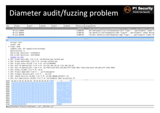 Diameter	
  audit/fuzzing	
  problem	
  




                                           25
 