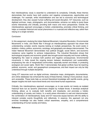 P1 social science , interdisciplinary approach of social science | PDF