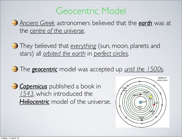P1 topic 1 - Changing Ideas About The Solar System