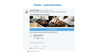 Twitter - Lead Generation
 