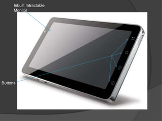 Inbuilt Intractable
      Monitor




Buttons
 