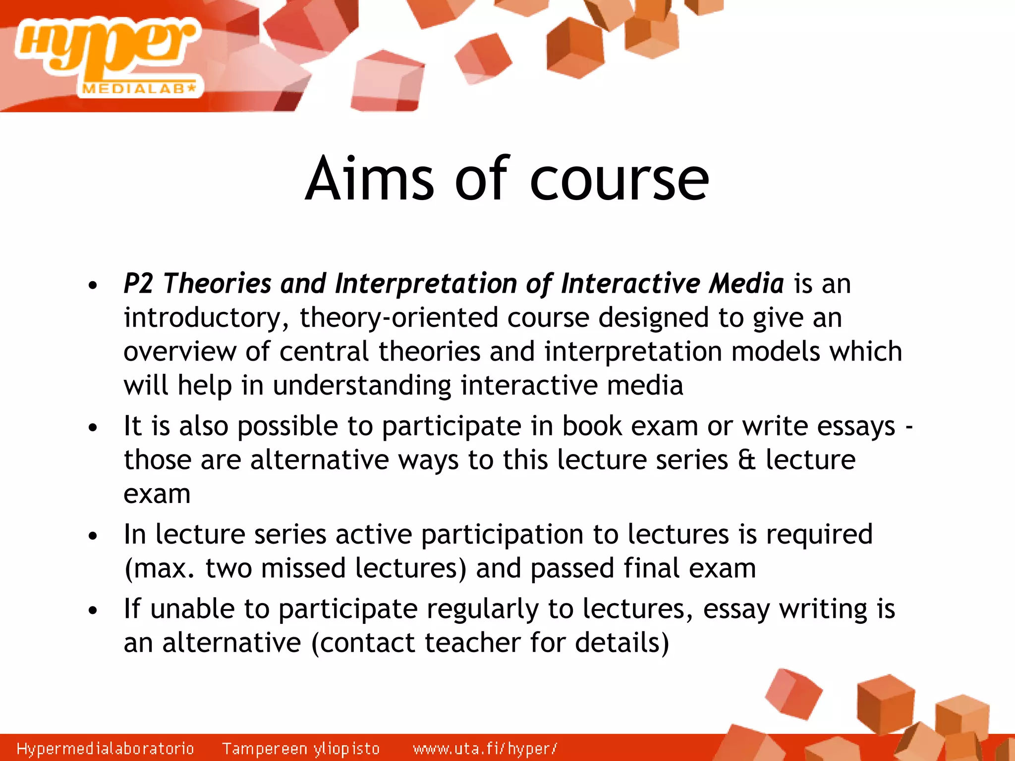 P2 Lecture 1