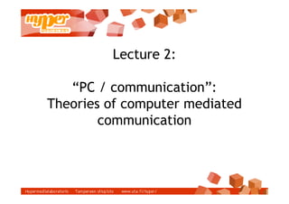 P2 Lecture 2