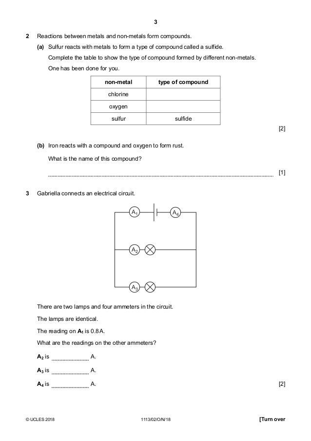 Cambridge Lower Secondary Checkpoint Past Paper P2 october ...