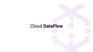Cloud DataFlow
 