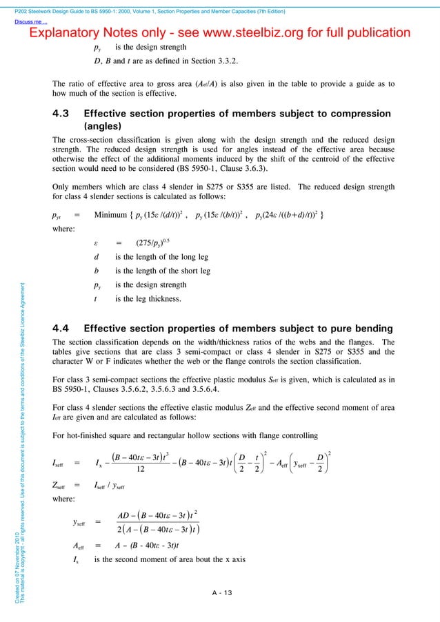 Steelwork Design Guide to BS 59501 2000