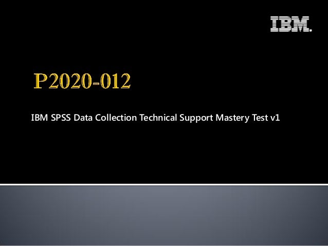 Ibm spss key center