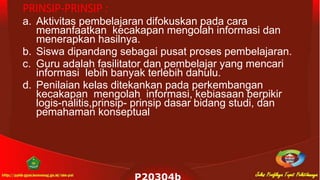 Penguatan PEMBELAJARAN BERBASIS PENEMUAN Discovery learning | PPTX